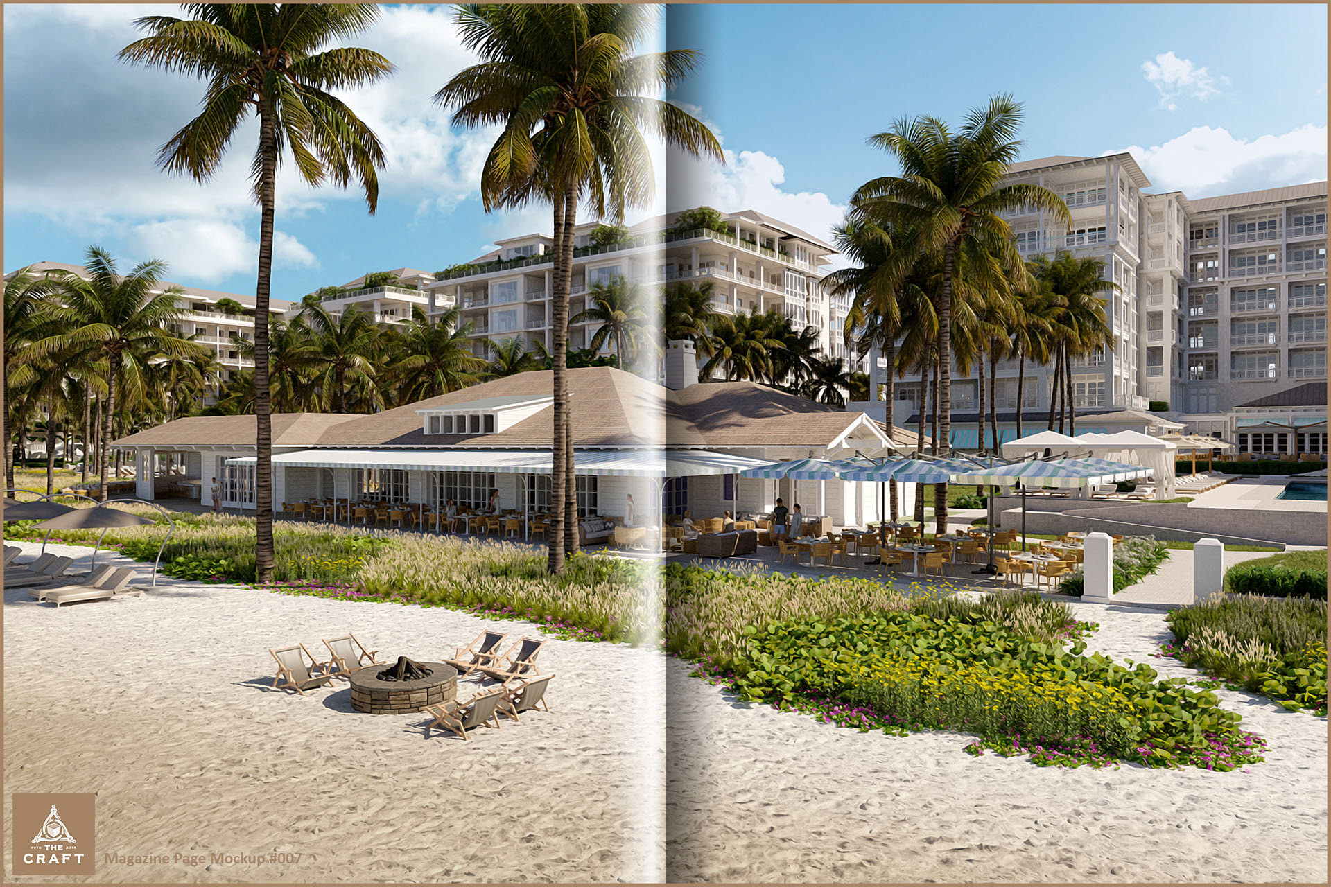 The Craft - Interior Design & Architectural Visualization - Naples Beach  Club