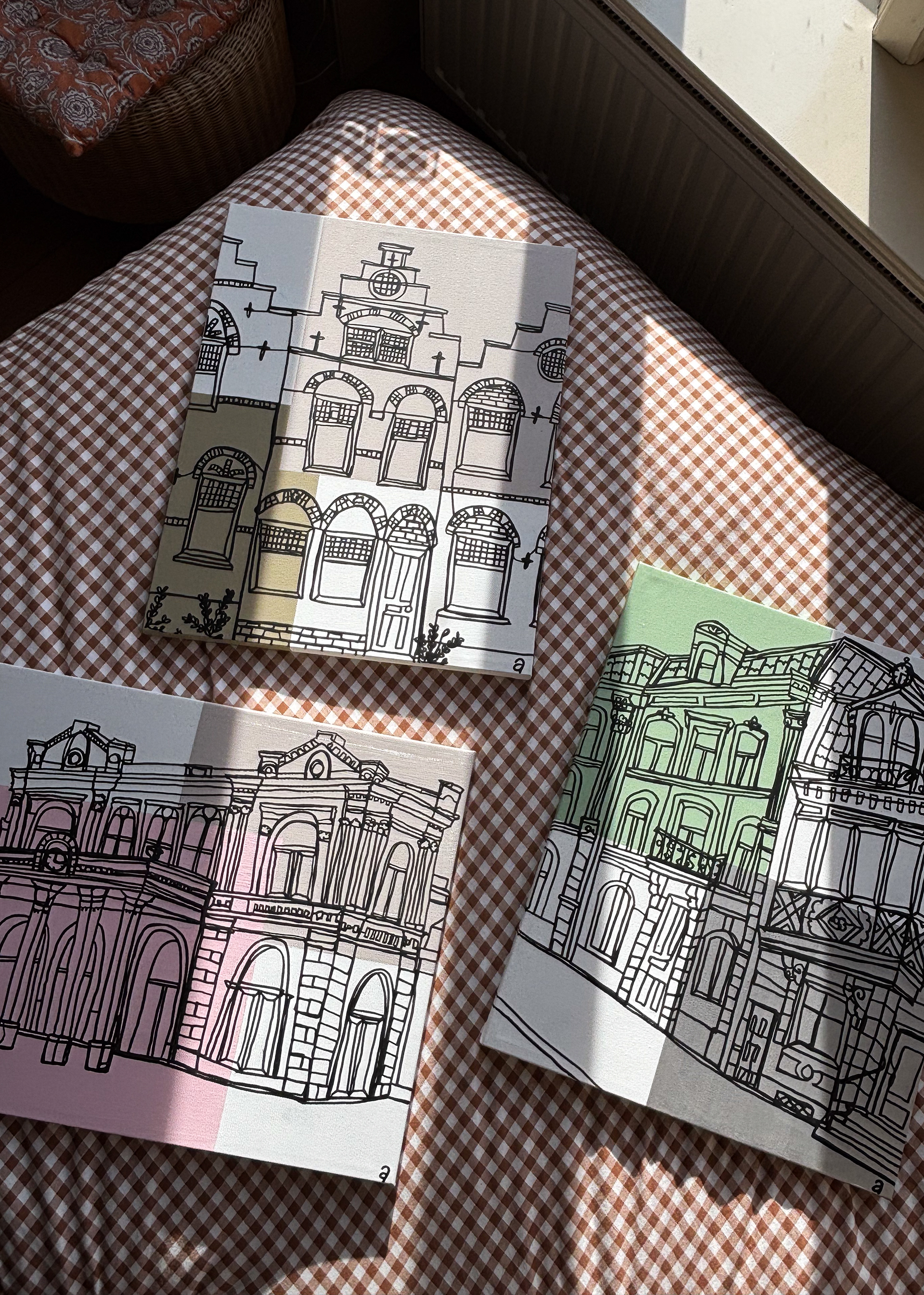 Te koop: Utrecht Maliebaan, Spoorwegmuseum & Loeff Berchmakerstraat (40 bij 50 cm)