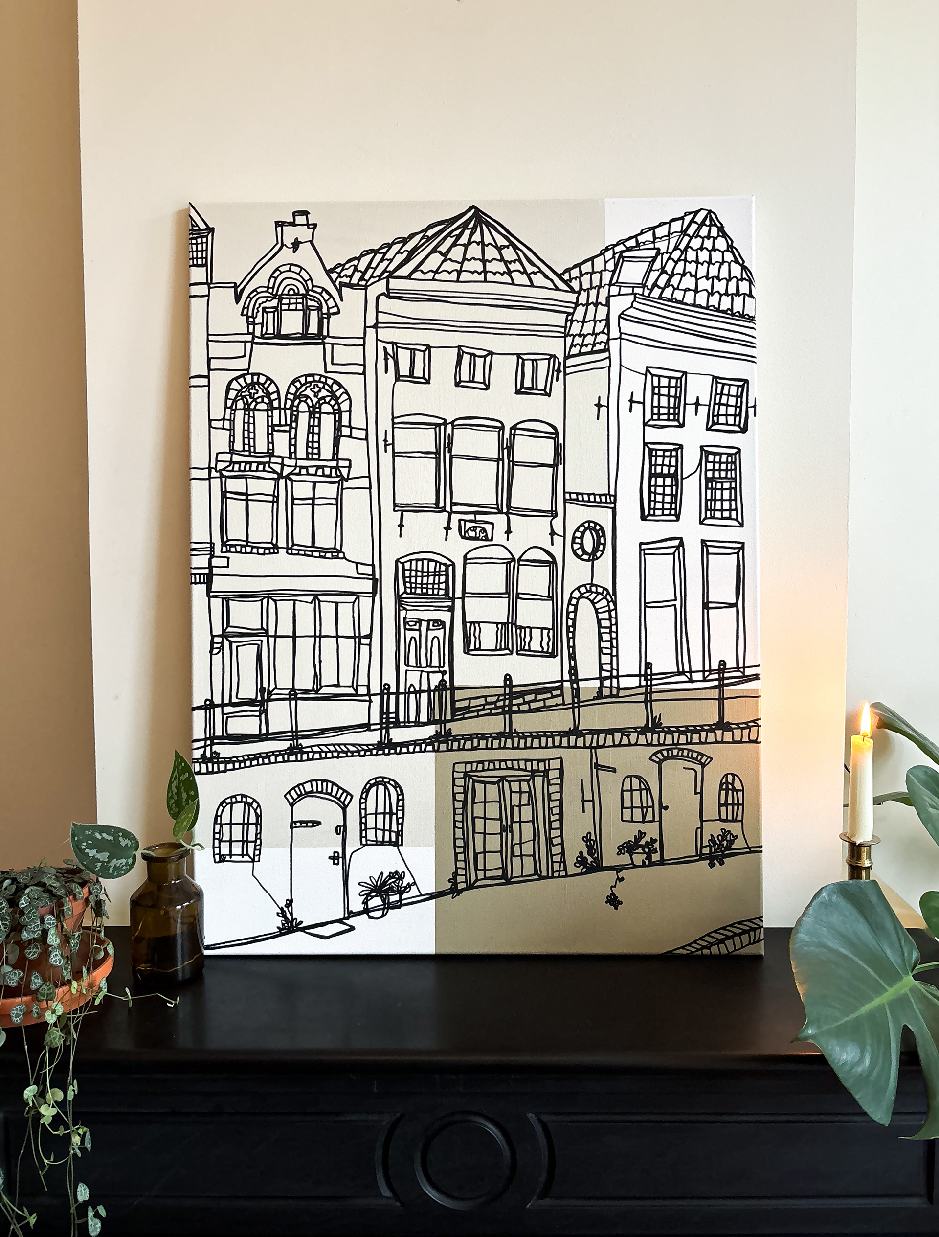 Te koop: Oudegracht Utrecht (60 bij 80 cm)