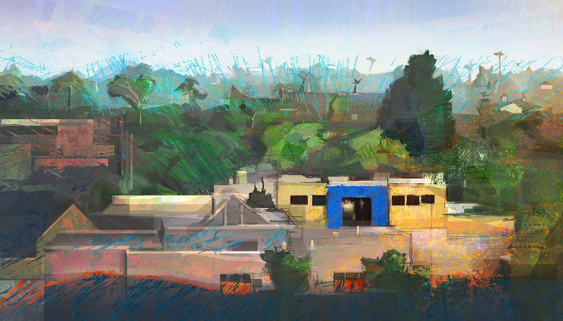 7 AM - View from ArtCenter 1111 Building