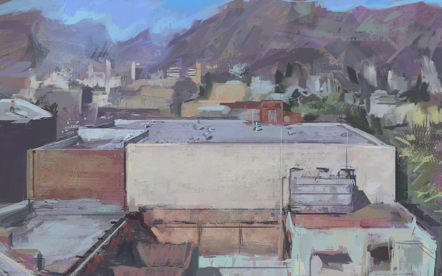 1 PM - View from ArtCenter 1111 Building