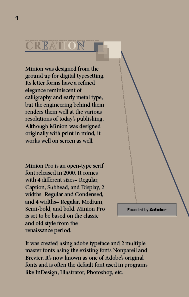 Type Specimen page 1