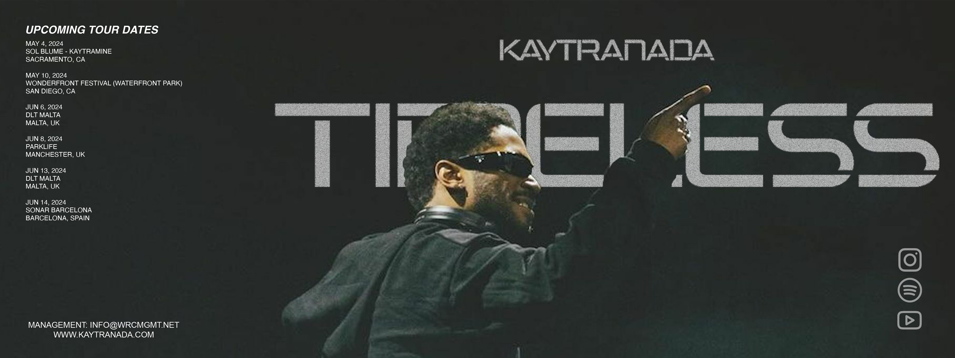 Digital Publishing EPK reformed assignment turned into an Inforgraphic style to promote tour