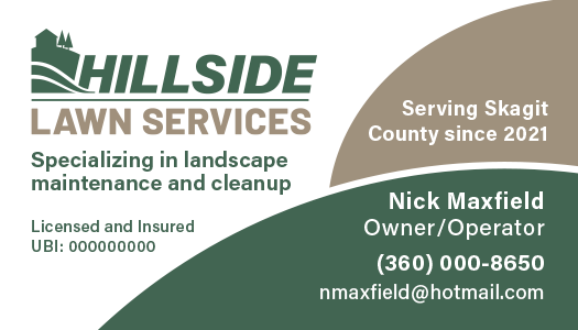 Business card - single sided