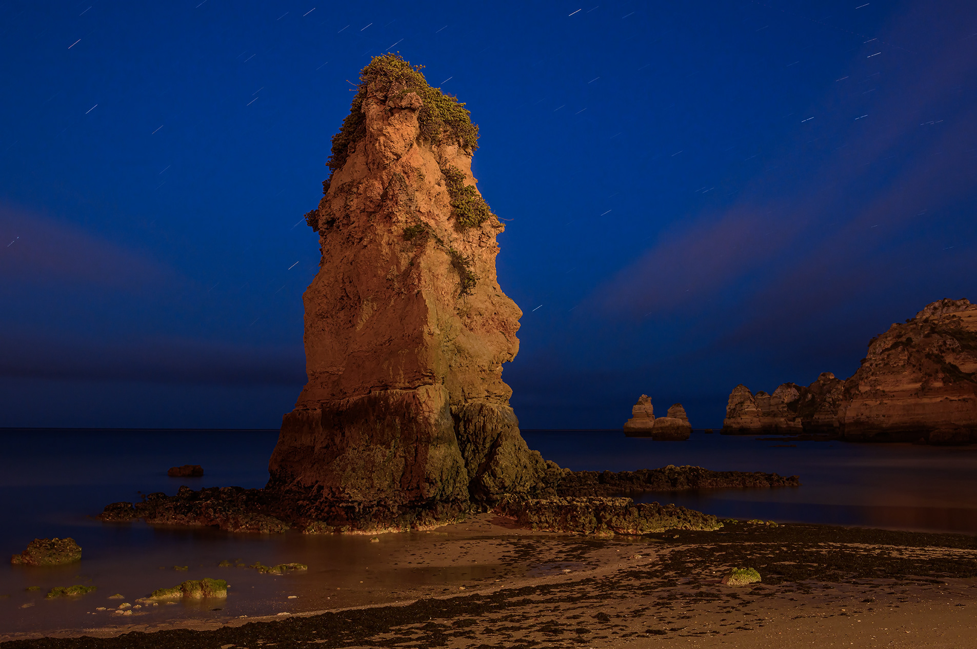 Night on the Beach, Praia Dona Ana, Lagos, Portugal