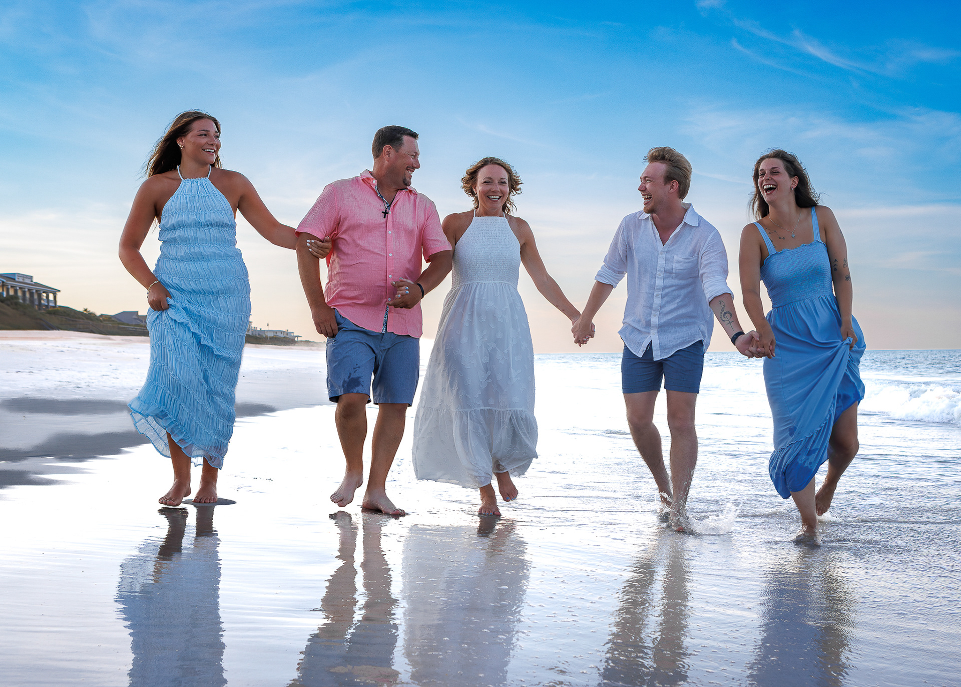 Beach family session on Jacksonville Florida.