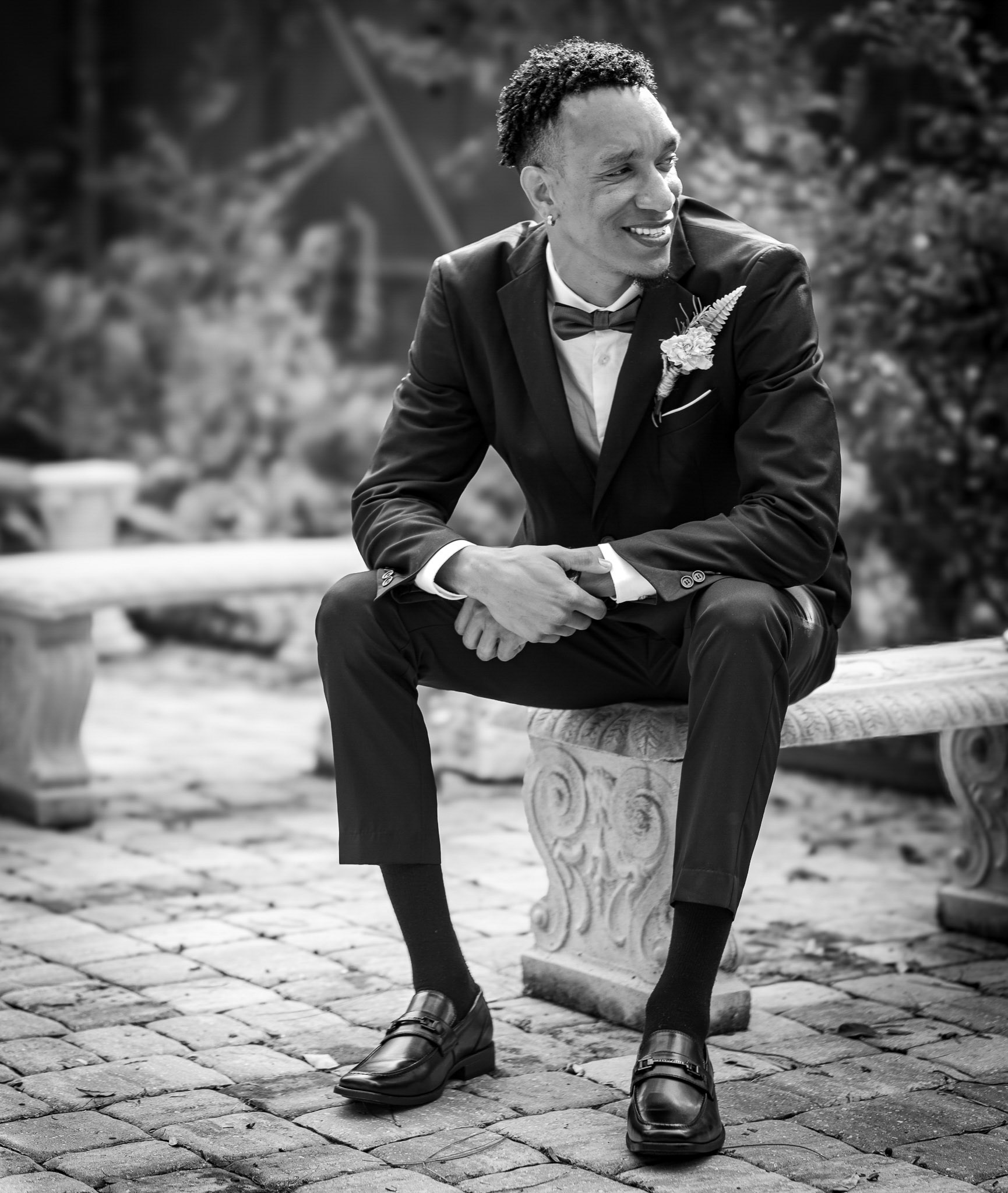 Elegant groom at  Jacksonville wedding