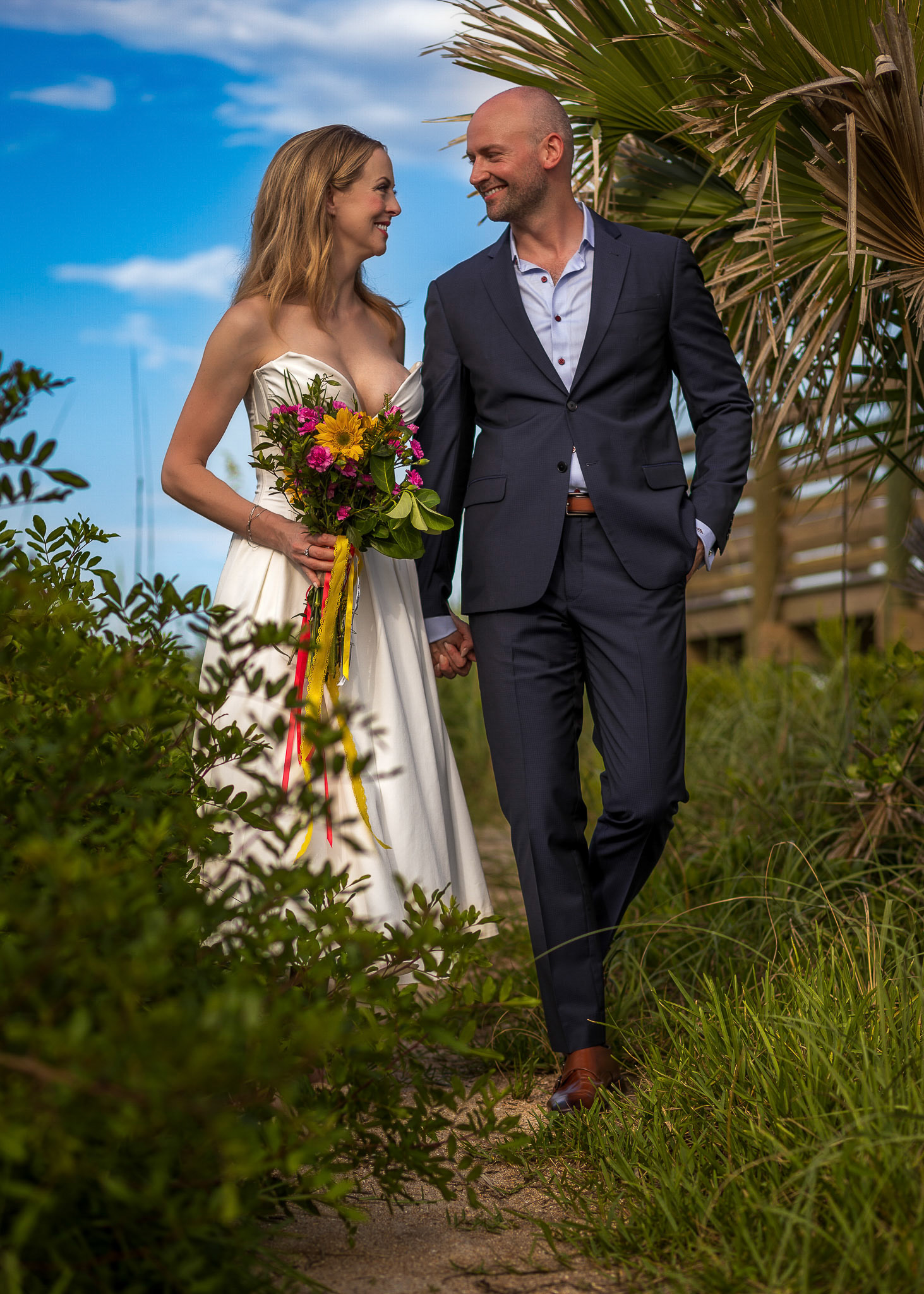 Wedding Photographer at Villano Beach in Ponte Vedra