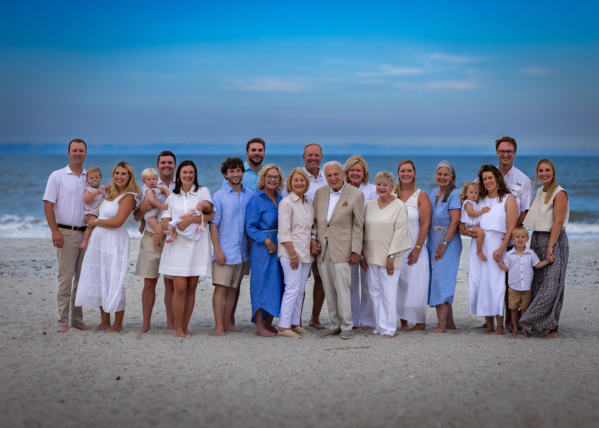 Sunset Extended Family Photographer at Ponte Vedra Beach