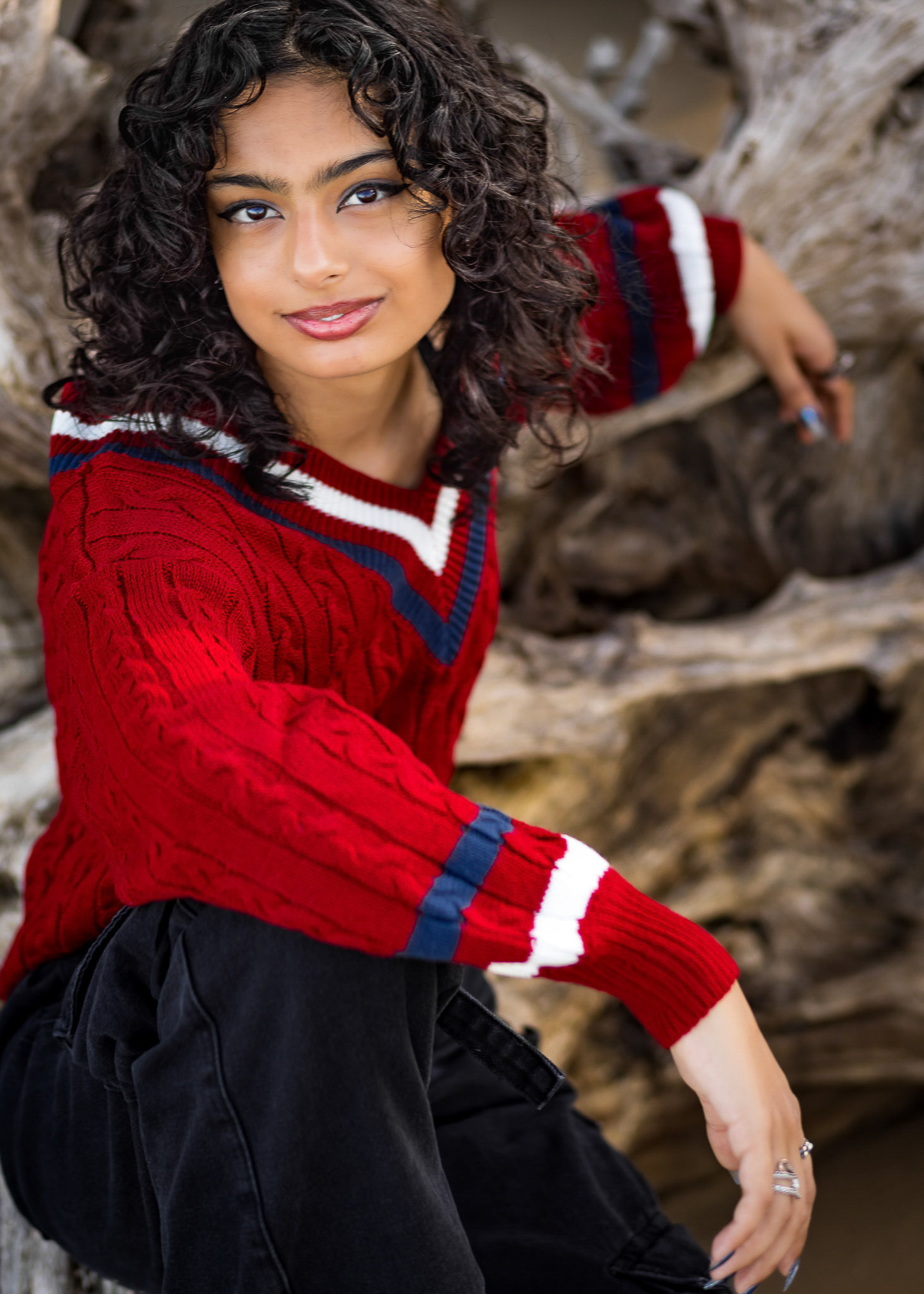 Senior Portraits Photo Session Driftwood Beach