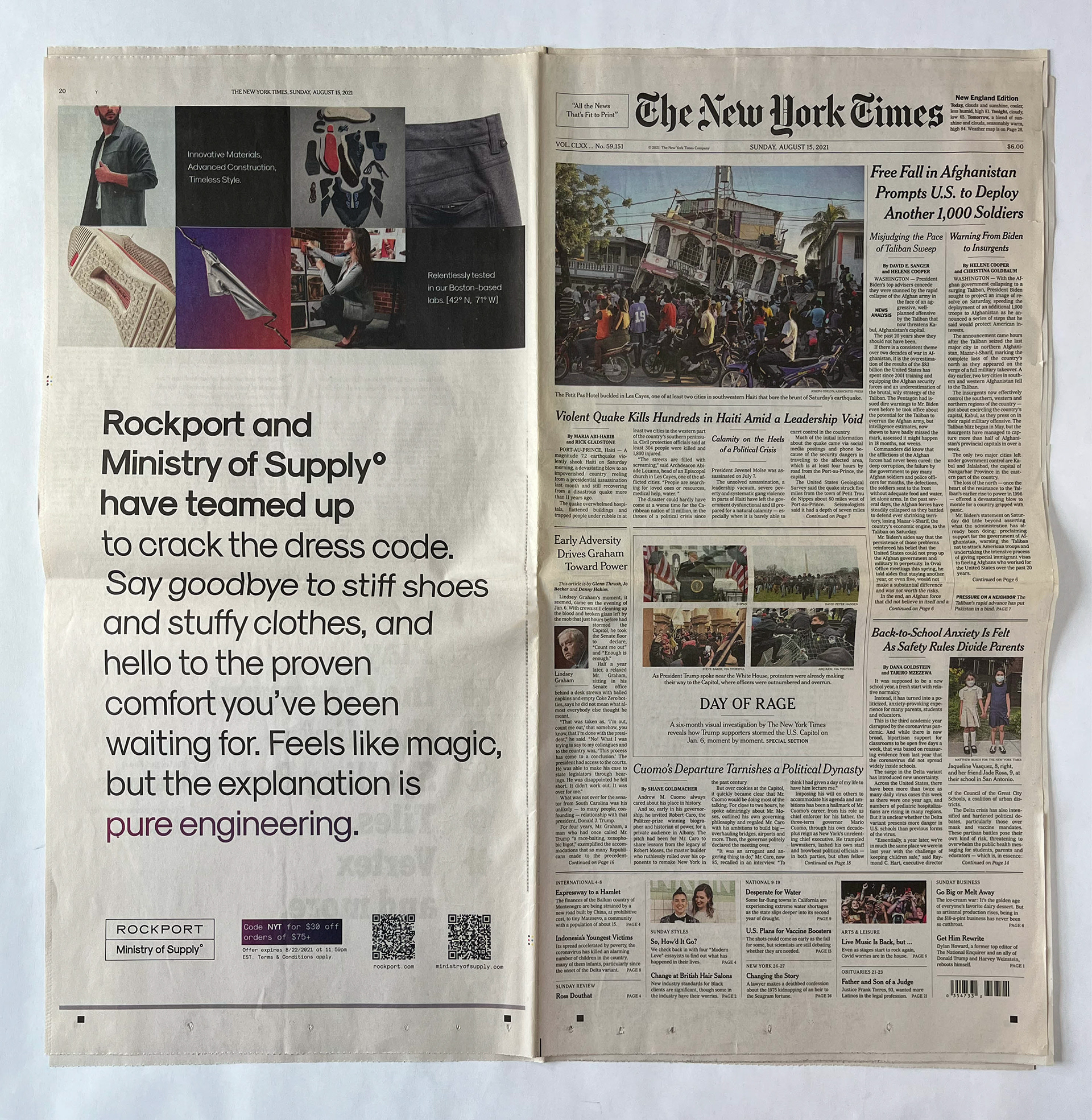 New York Times Newspaper Ad