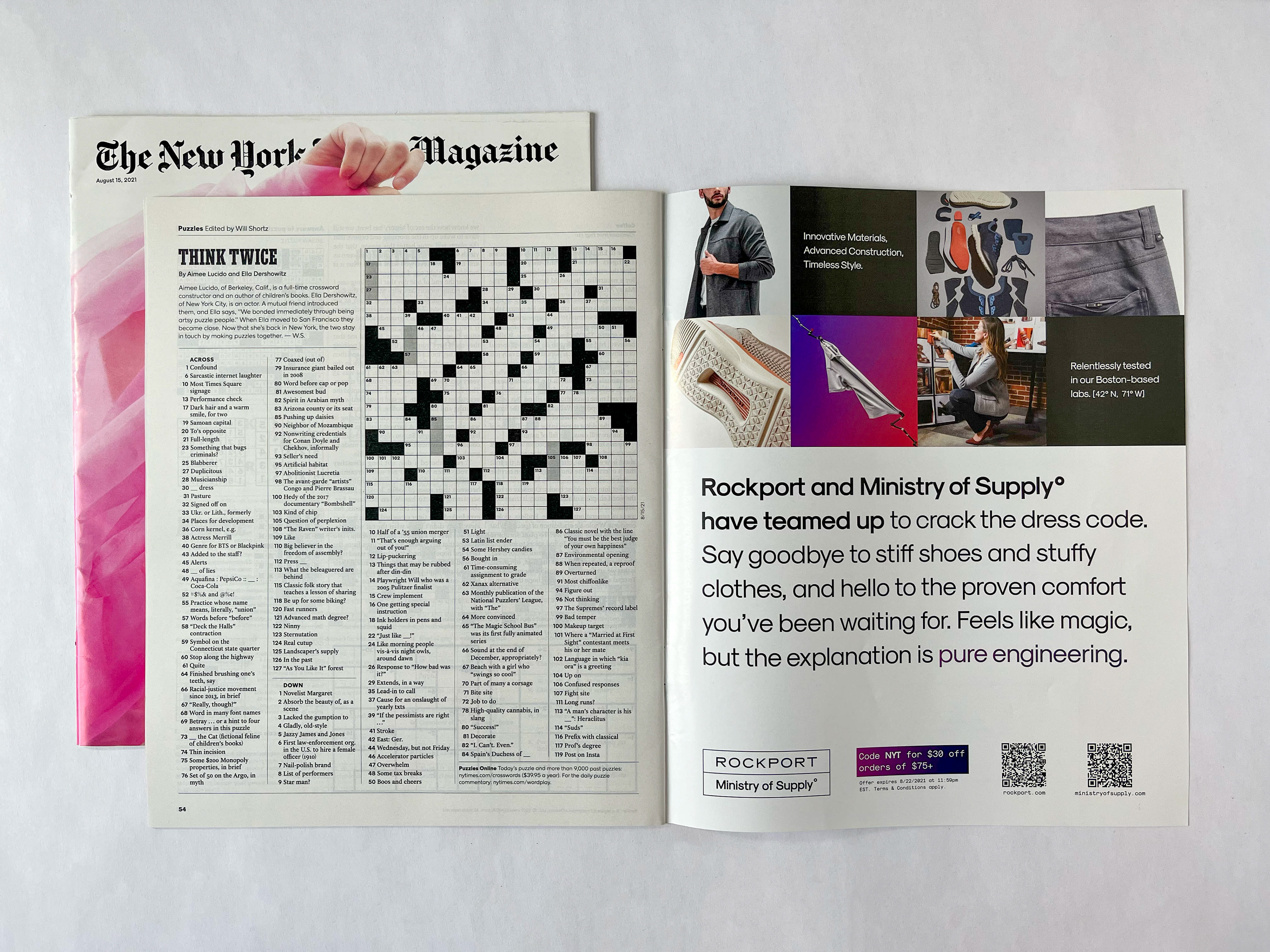 New York Times Magazine Ad
