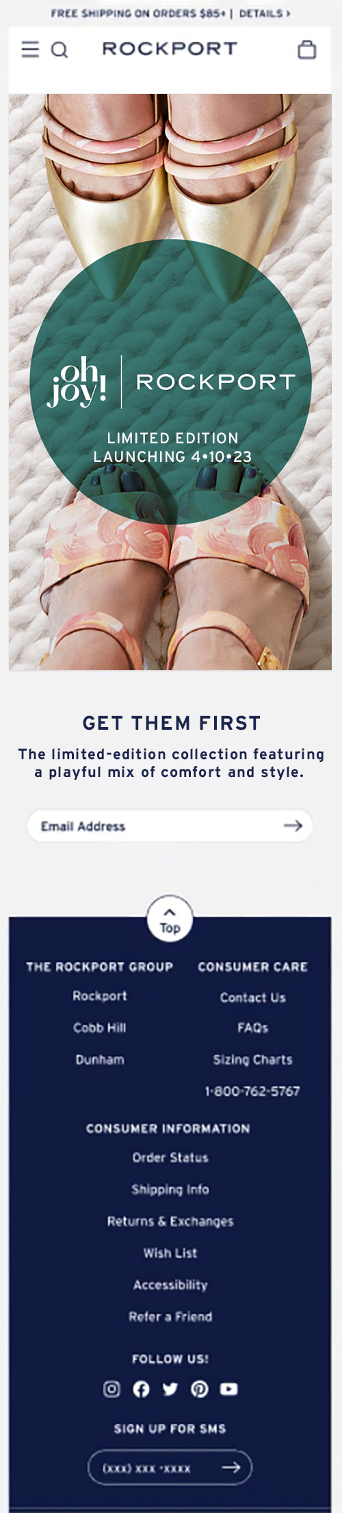 Pre-launch splash page