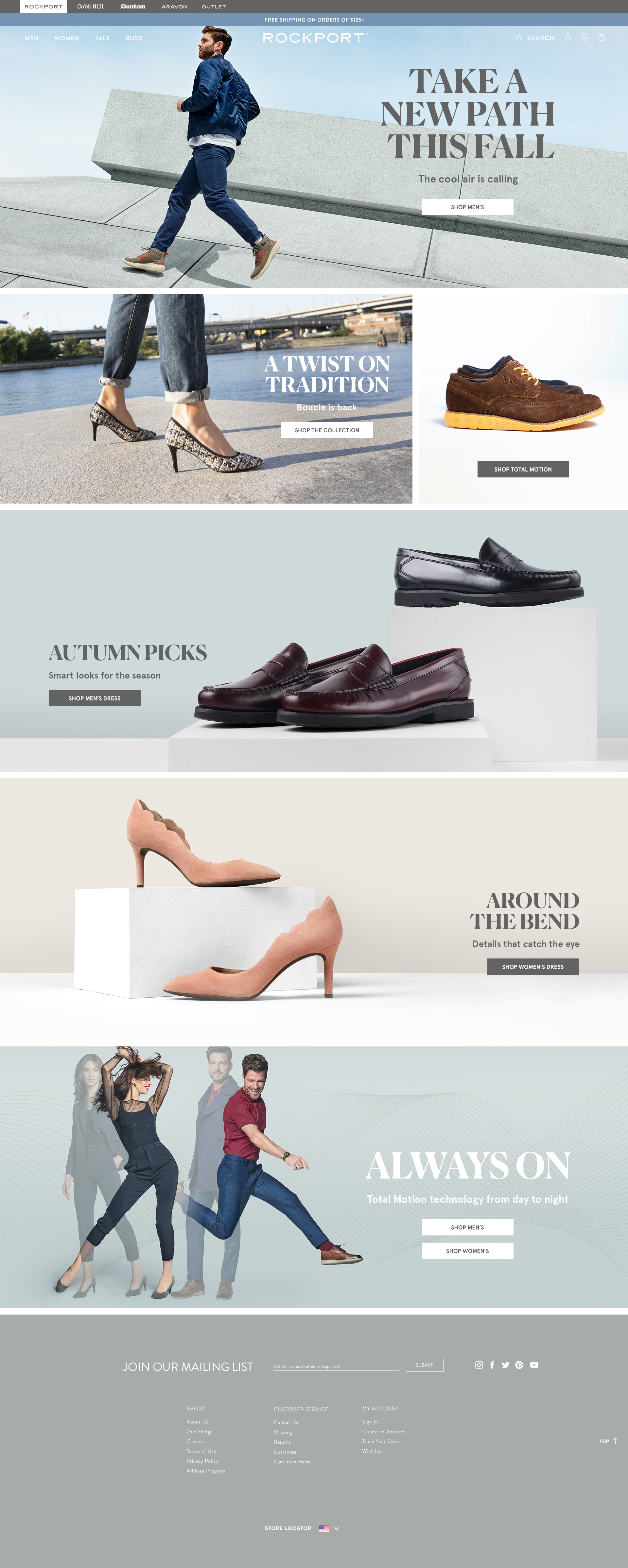 Homepage – Fall Seasonal Launch