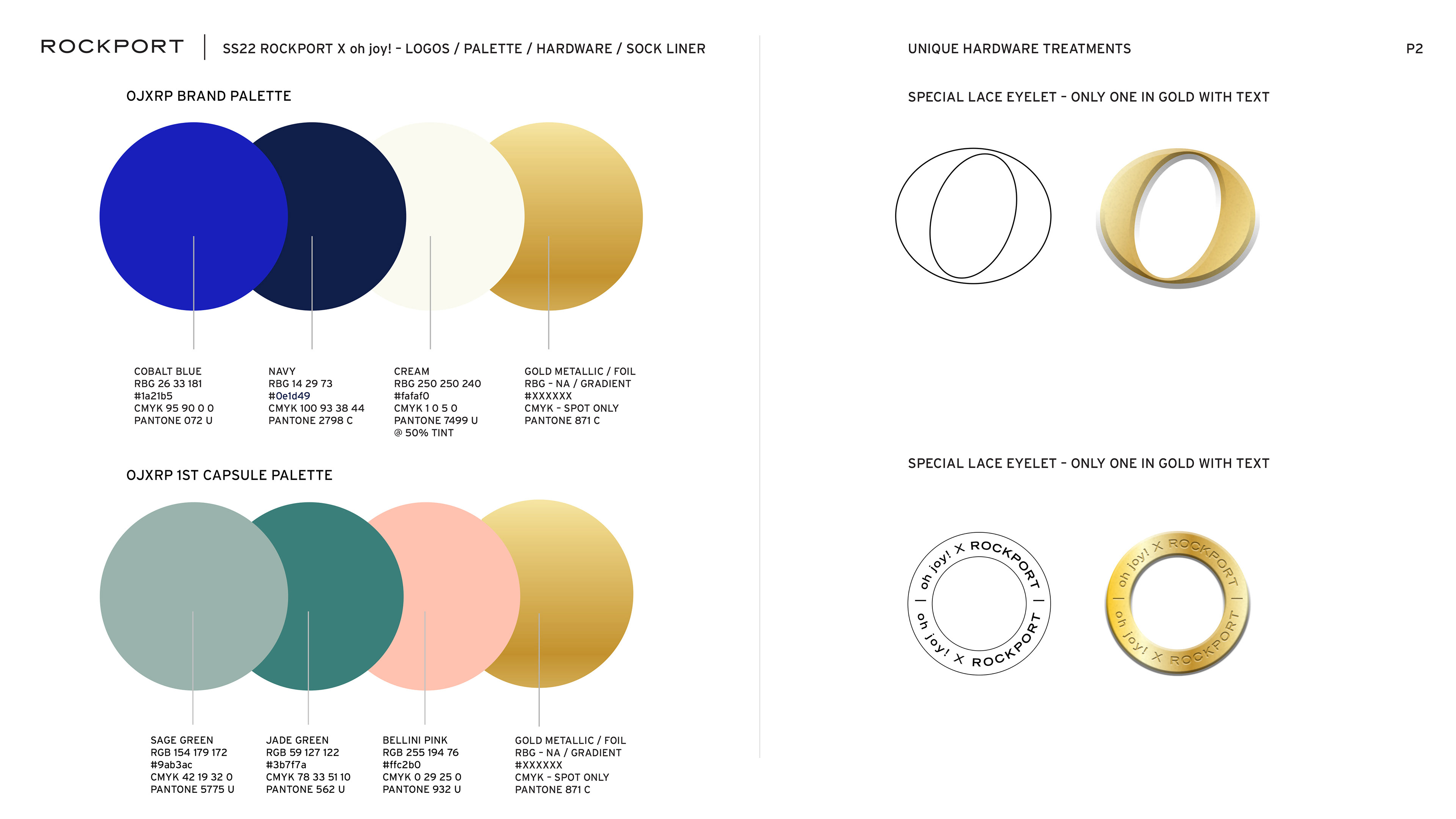 Branding Guide – Palette and Special Eyelet