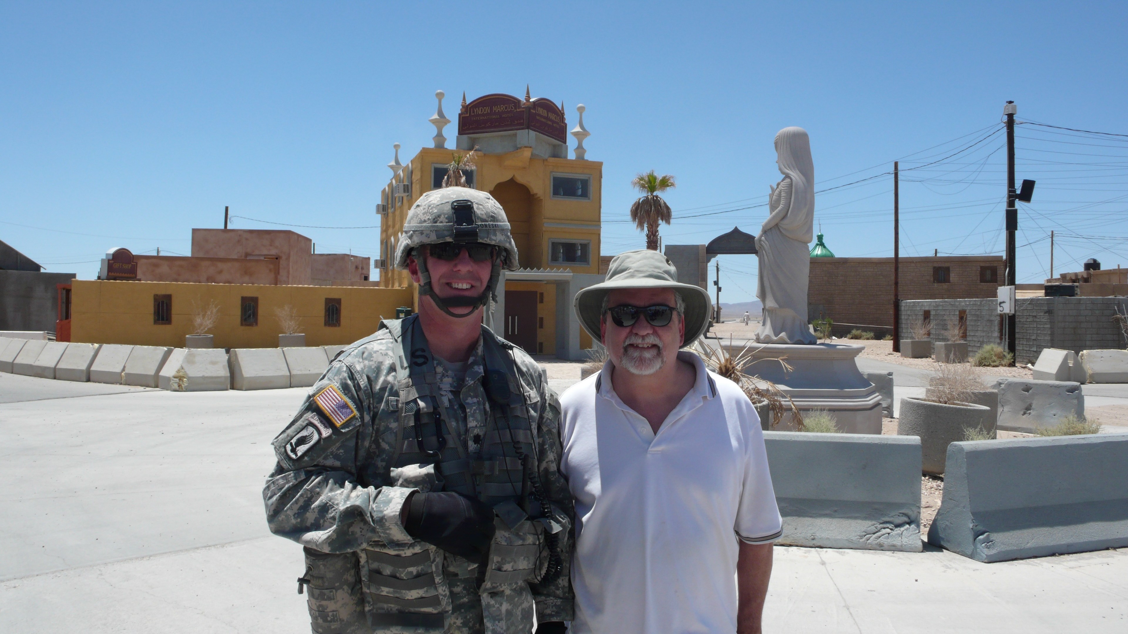 at Fort Irwin