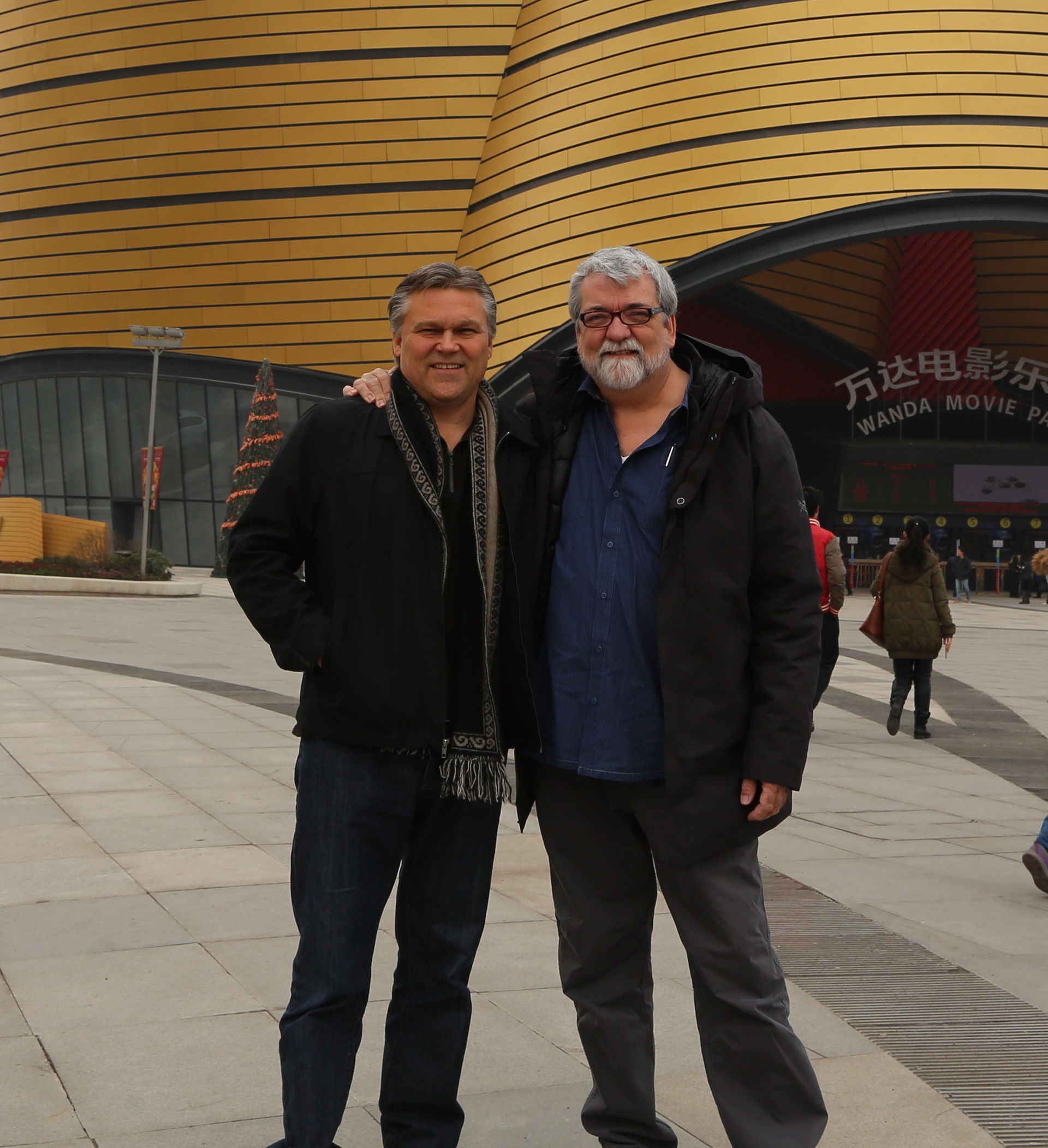 with Roland Feuer in Wuhan China