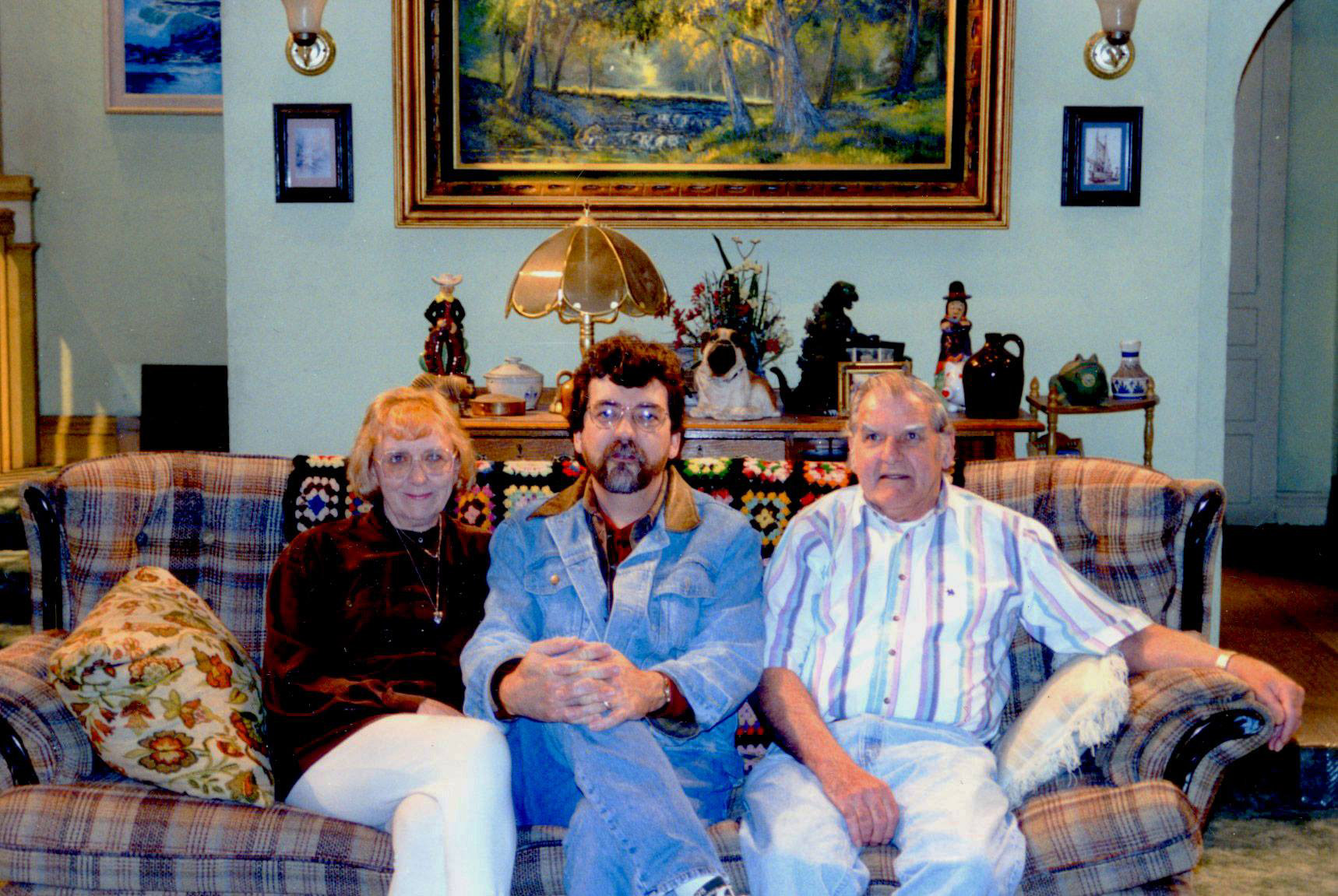 Parents on set of Roseanne