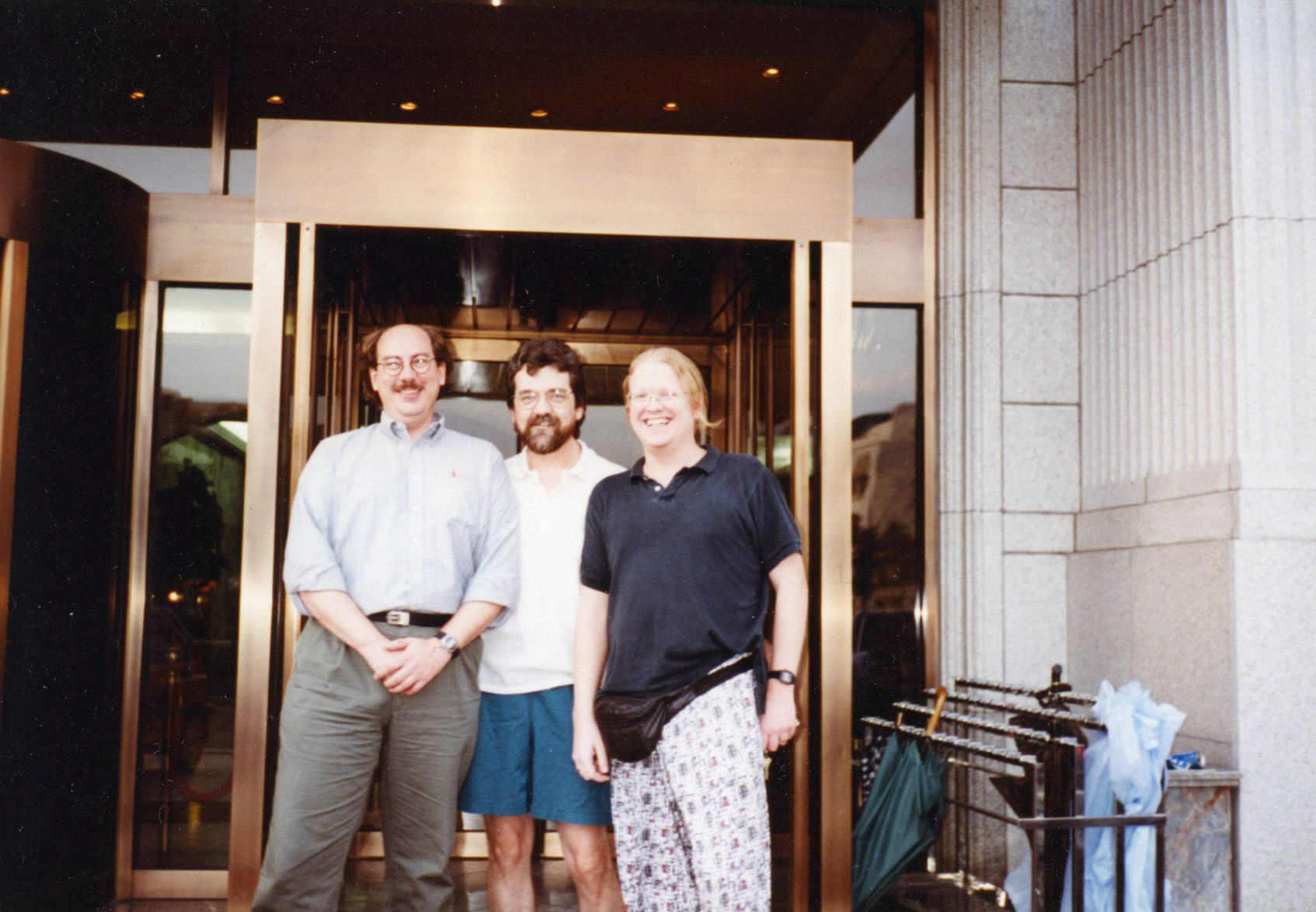 with CD Simpson, Aland Henderson at Taejon World Expo