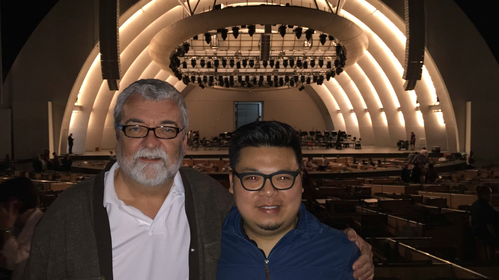 with Gang Guan at Hollywood Bowl