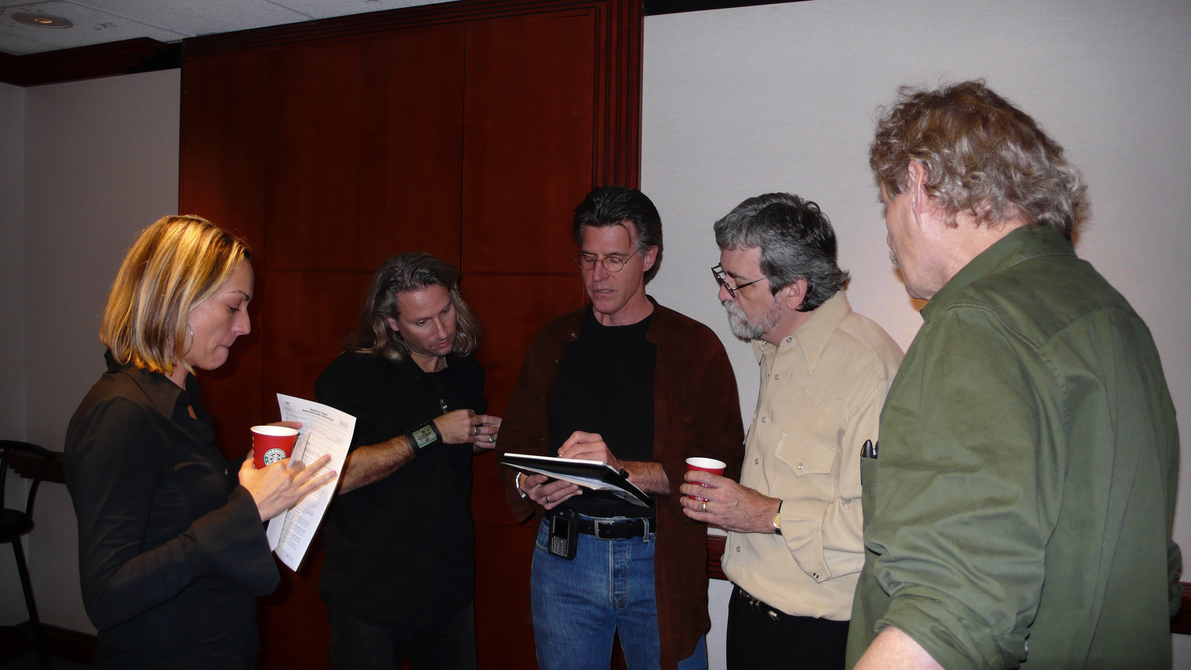 Sylvia Hase, Jacques Heim, Robert Gould, DF, Chris Teuber