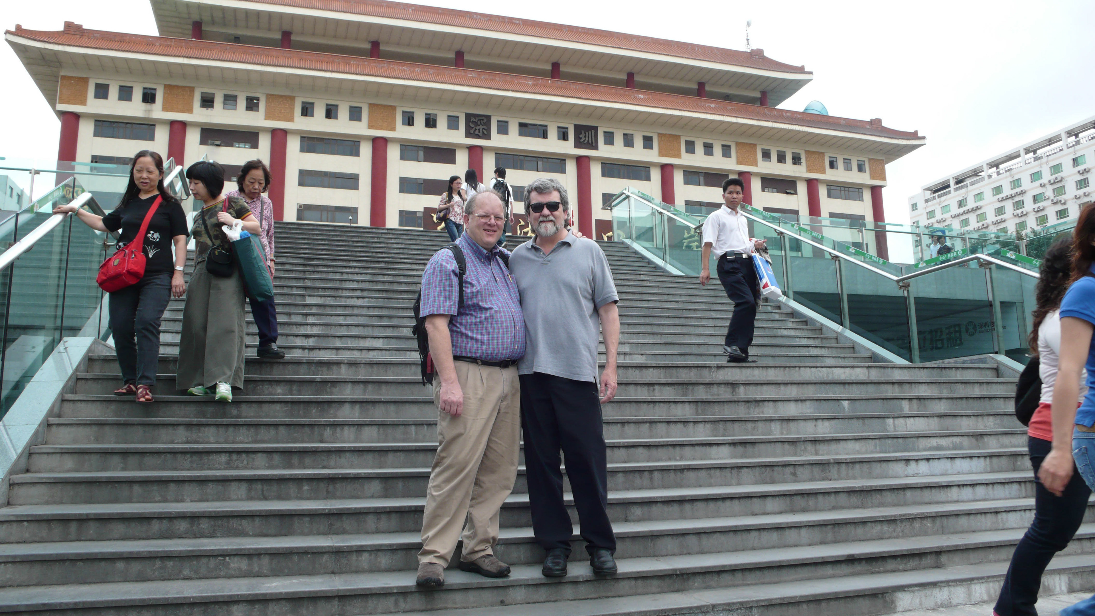 with Mike Chisman in Shenzhen China