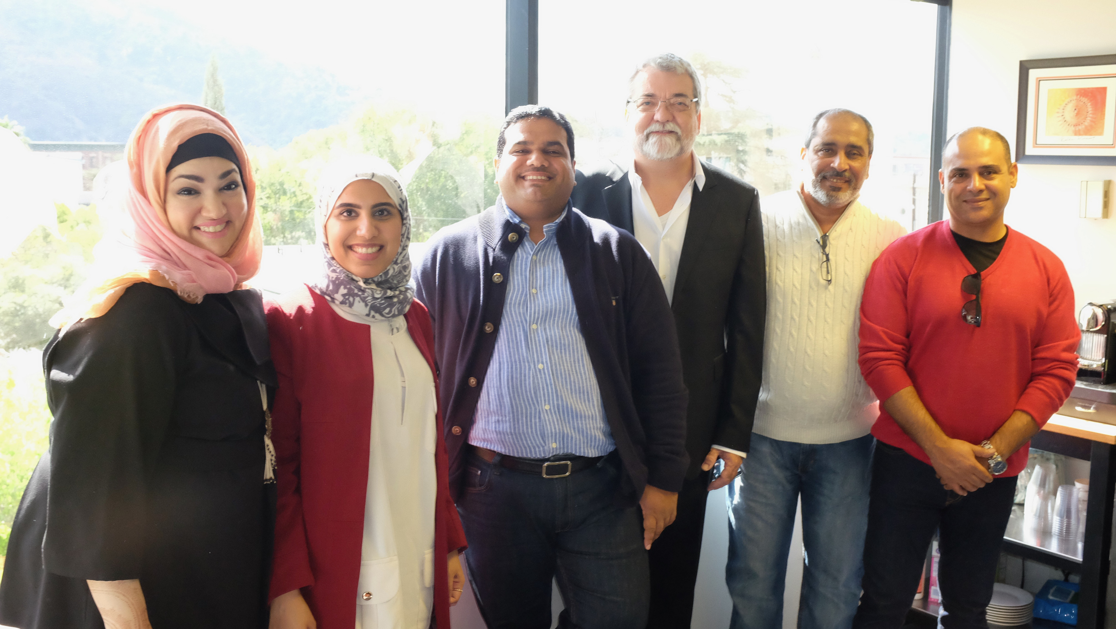 with Kahramaa team in my LA office