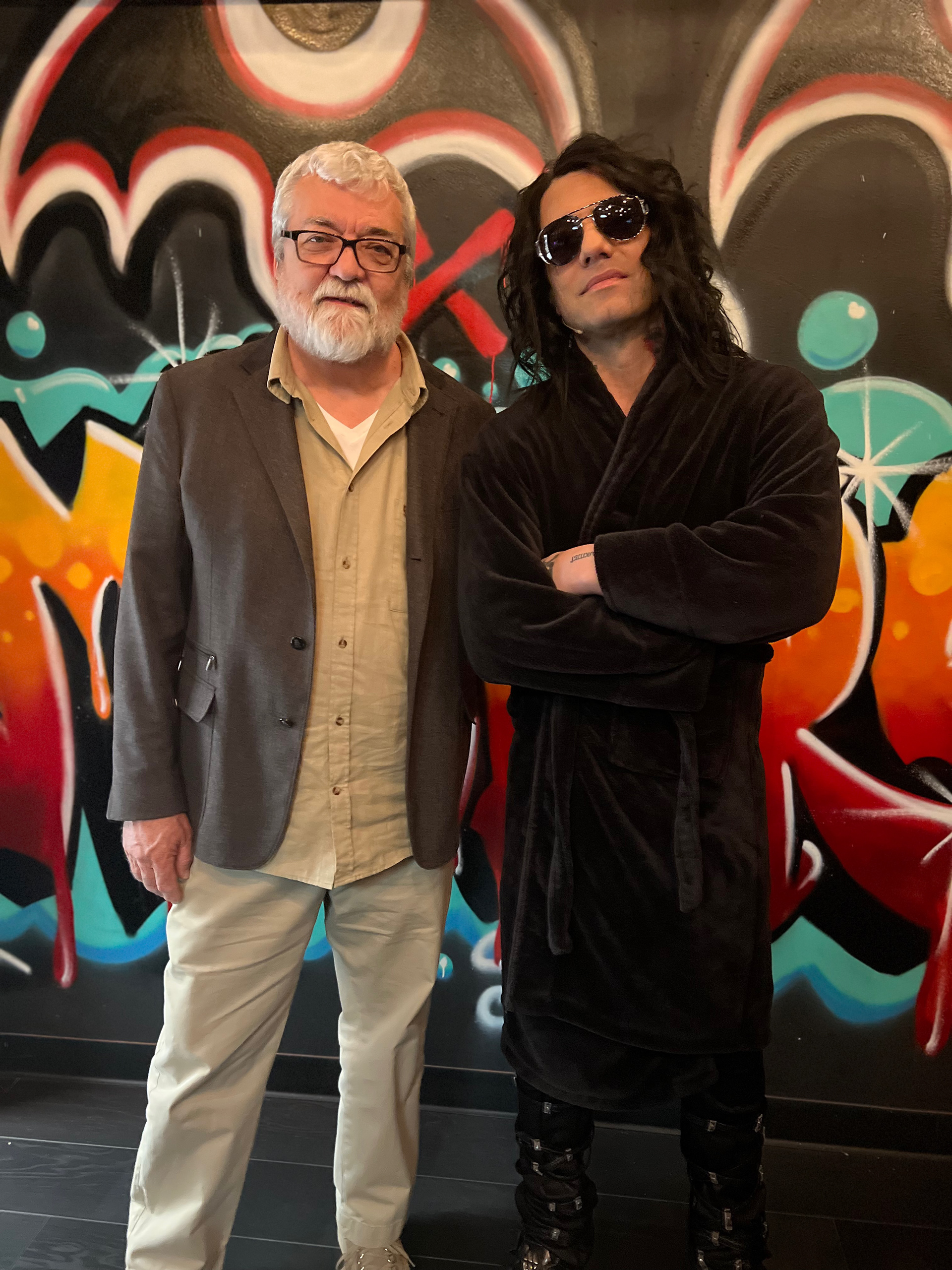 with Criss Angel (Magician, performer)