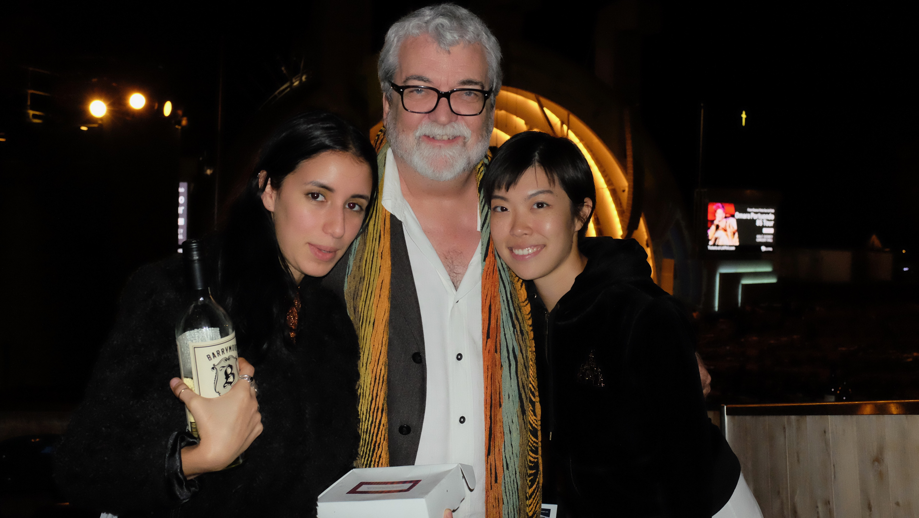 with Andrea Silva and Nova Zheng