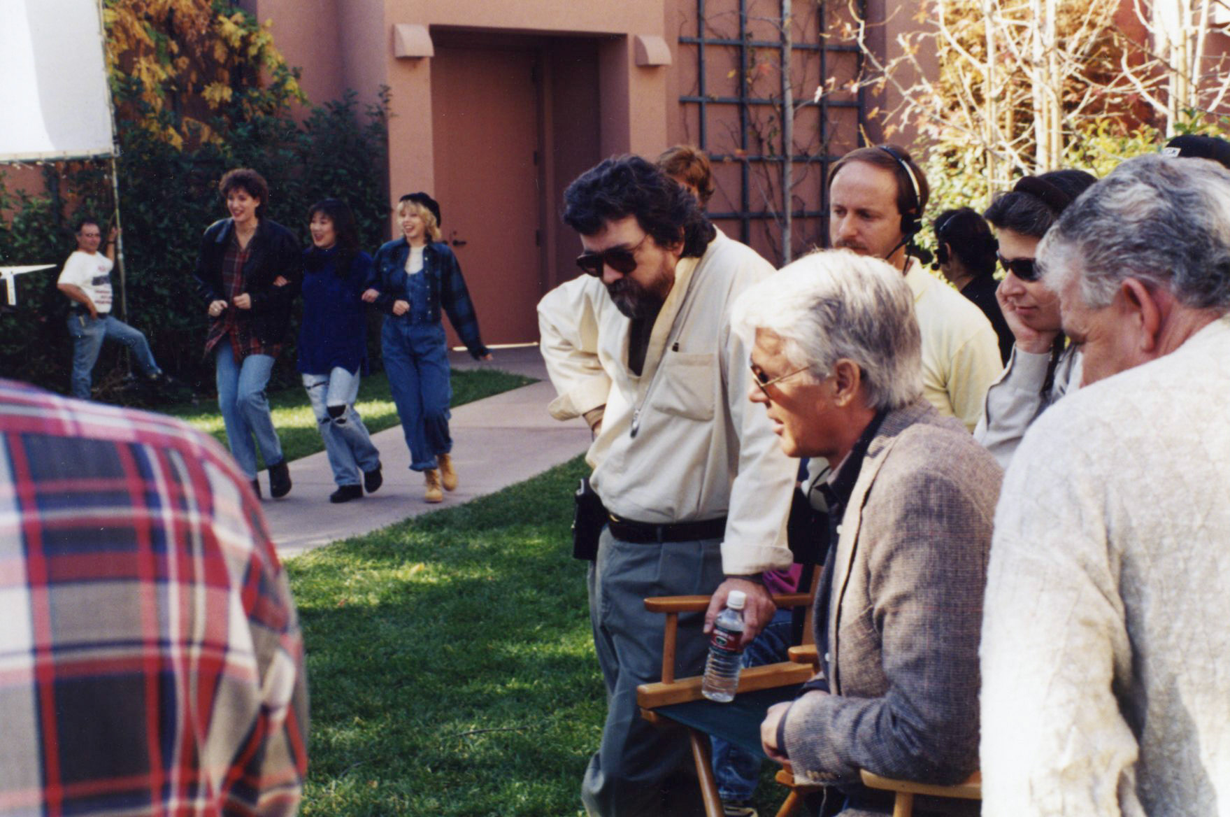 DP on set of All American Girls Warner Bros. (Terry Hughes, Dir.)