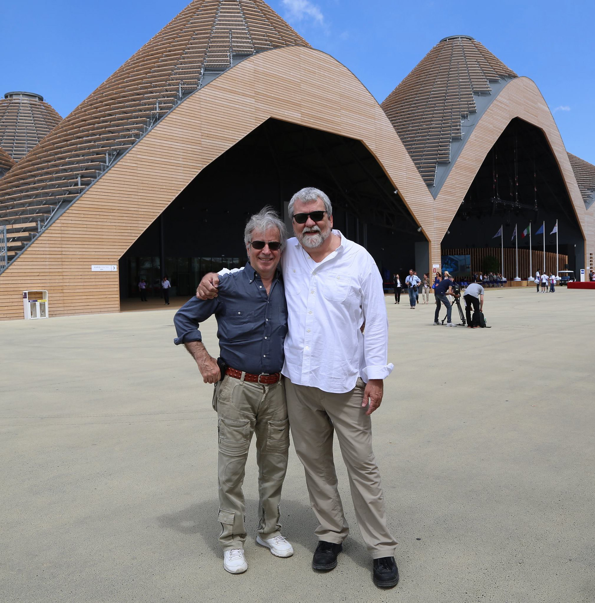 with Claudio Mazzoli at Milan World Expo