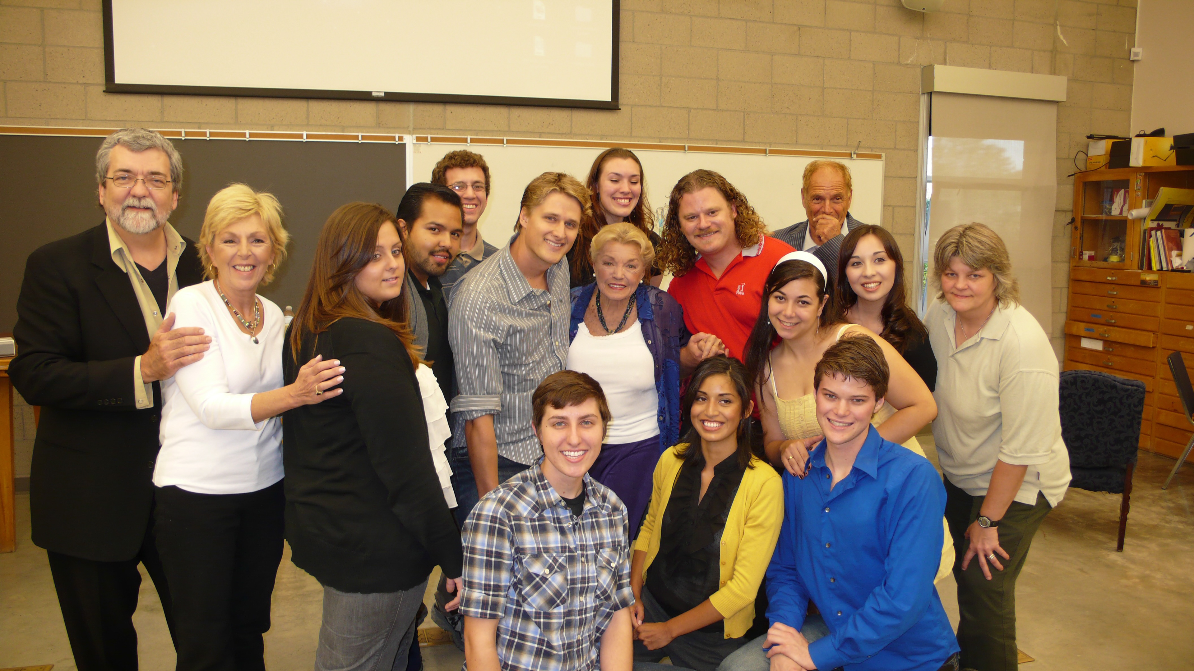 Daniel's class at UCSB and guest Esther Williams