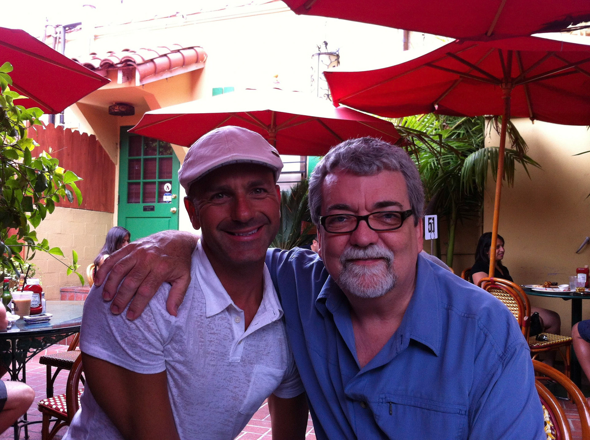 with Stephan Miermont (Olympic synchronized swimming director)