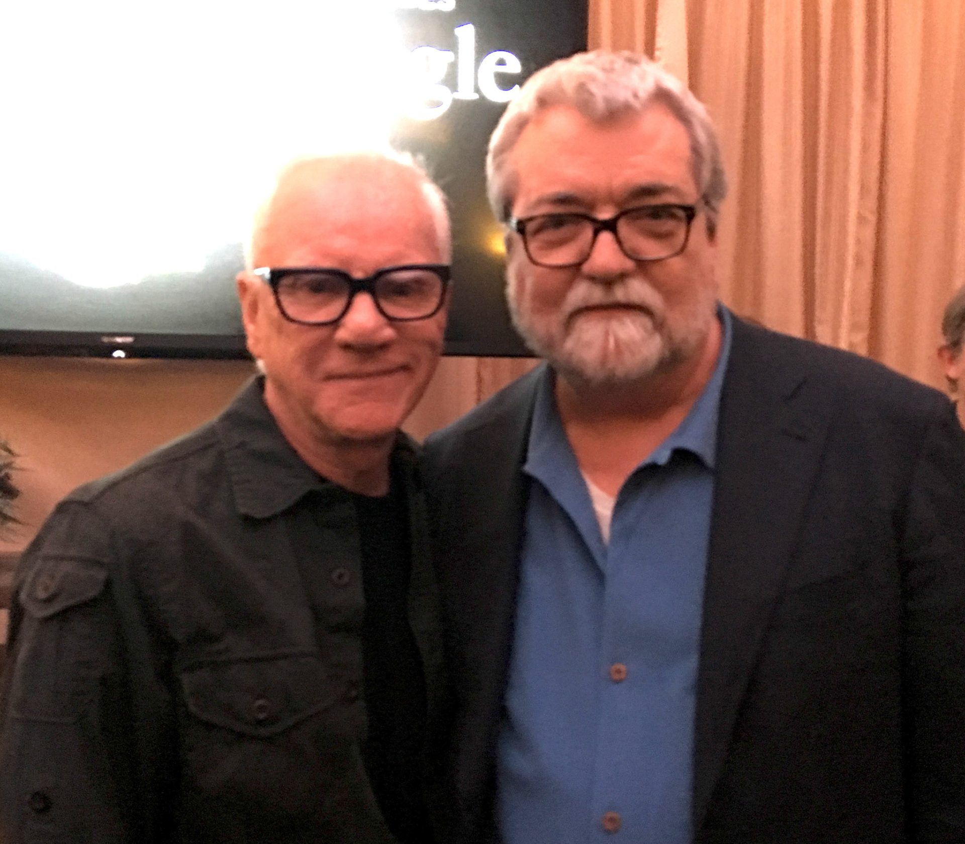 with Malcolm McDowell (Actor)