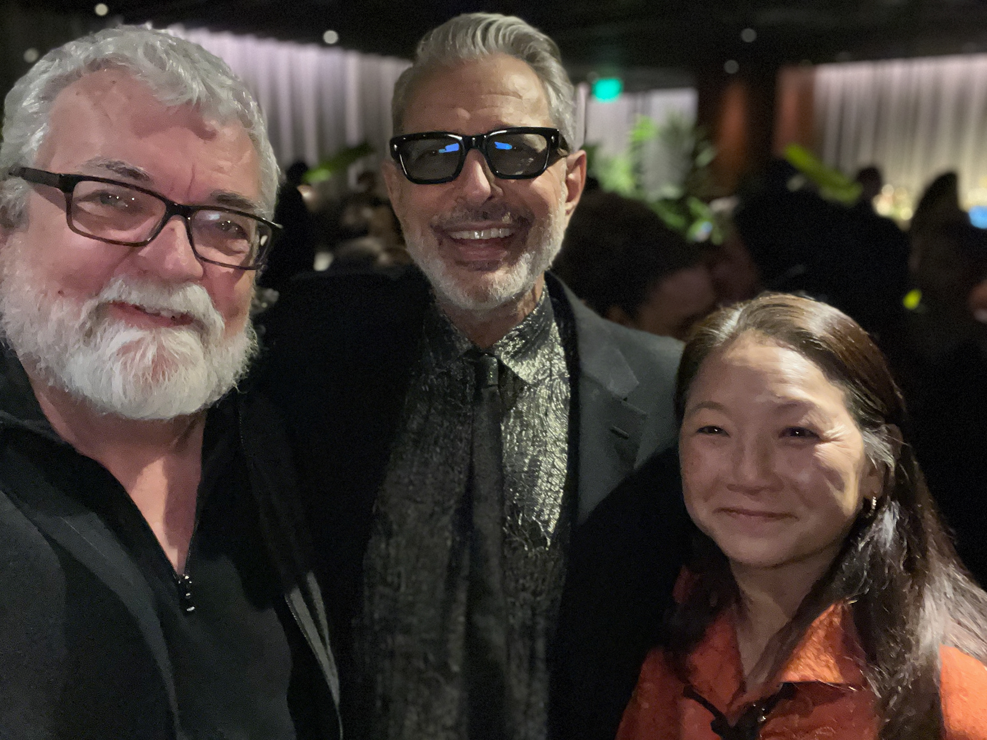 with Jeff Goldblum