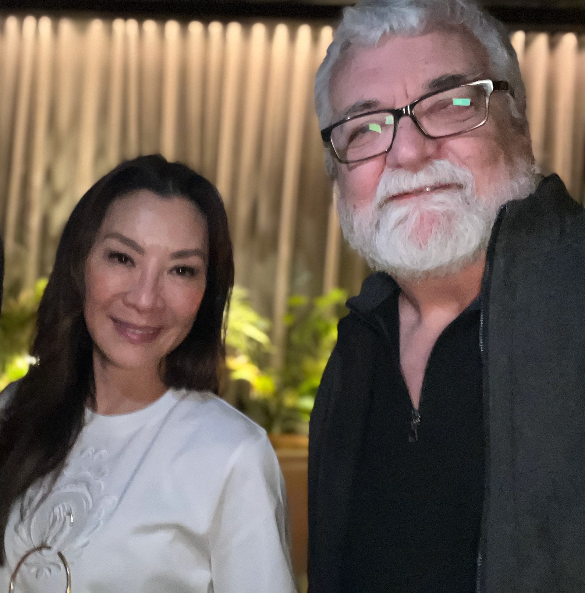 with Michelle Yeoh