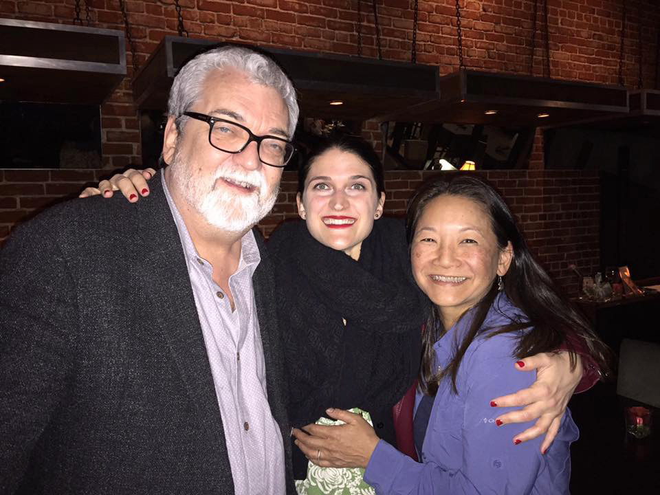 with Angela Parrish (singer/songwriter) and Sharon