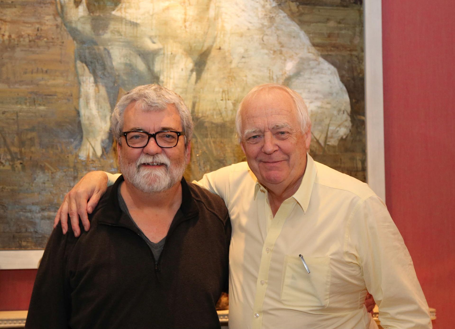 with Sir Tim Rice (Lyricist) in New York