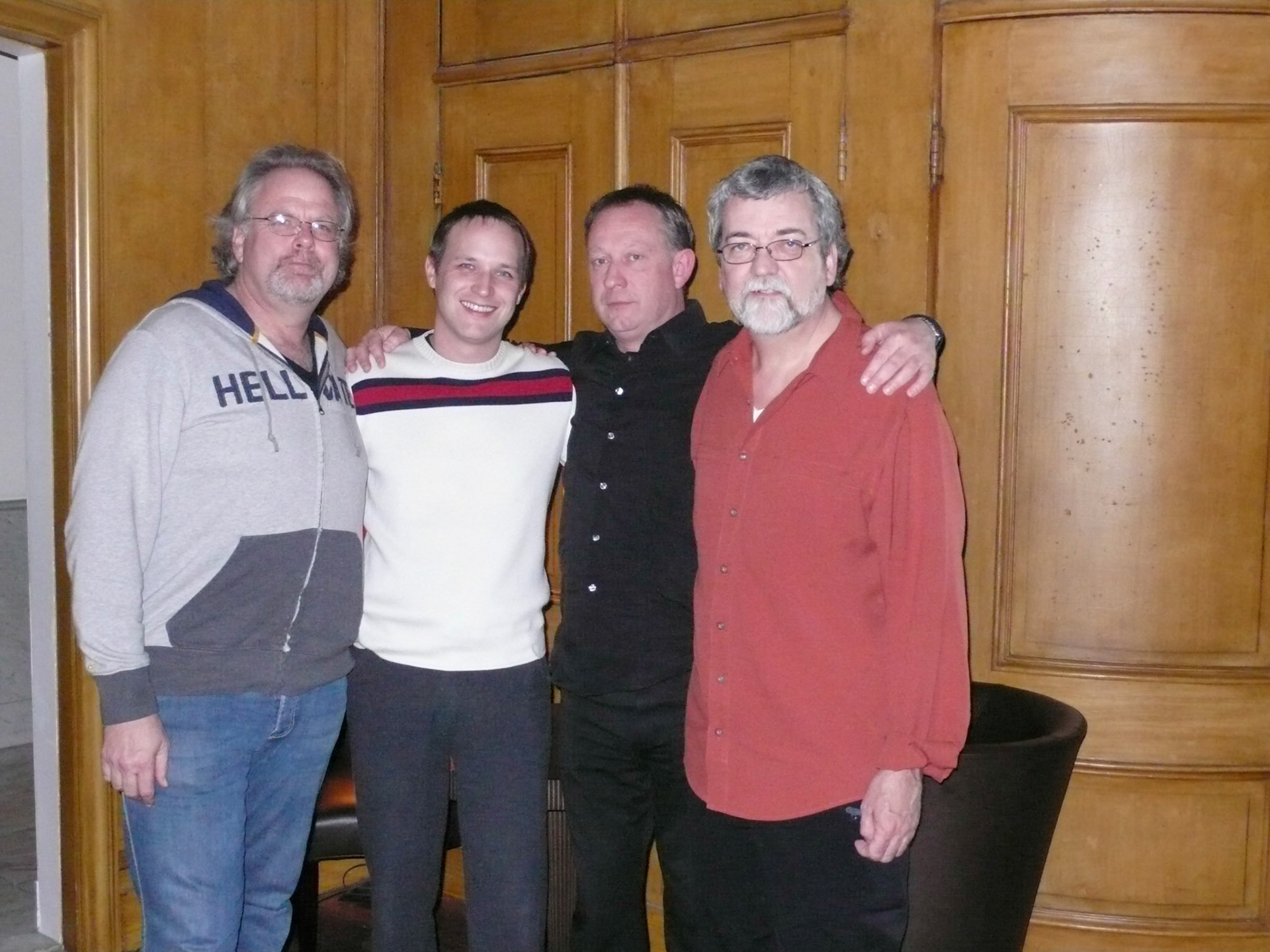 with Robert McPhee, Floris Douwes in Amsterdam