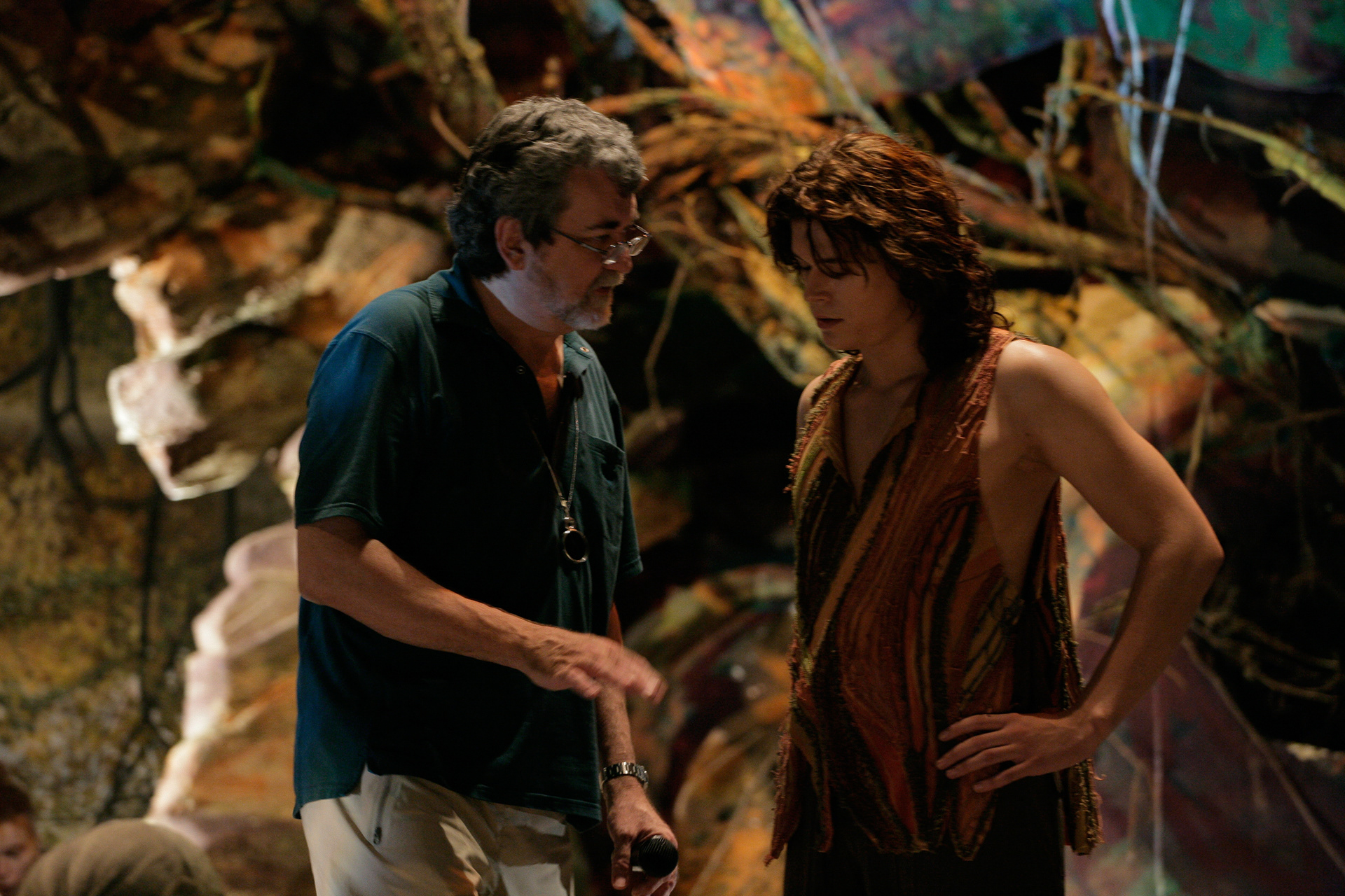 Directing on set of Xayron