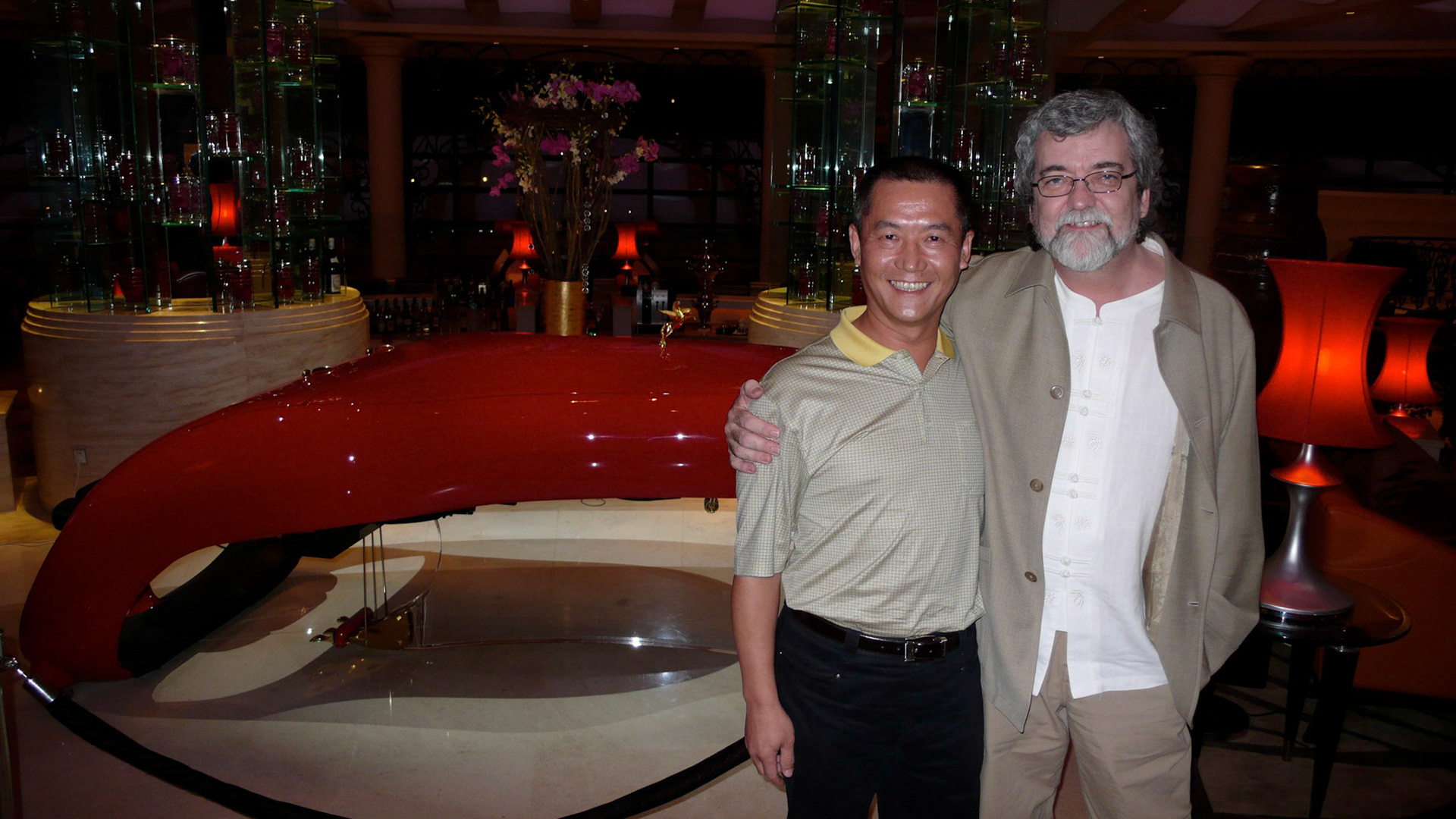in Shenzhen China with Feng Zhu (China Cultural Minister OCT)