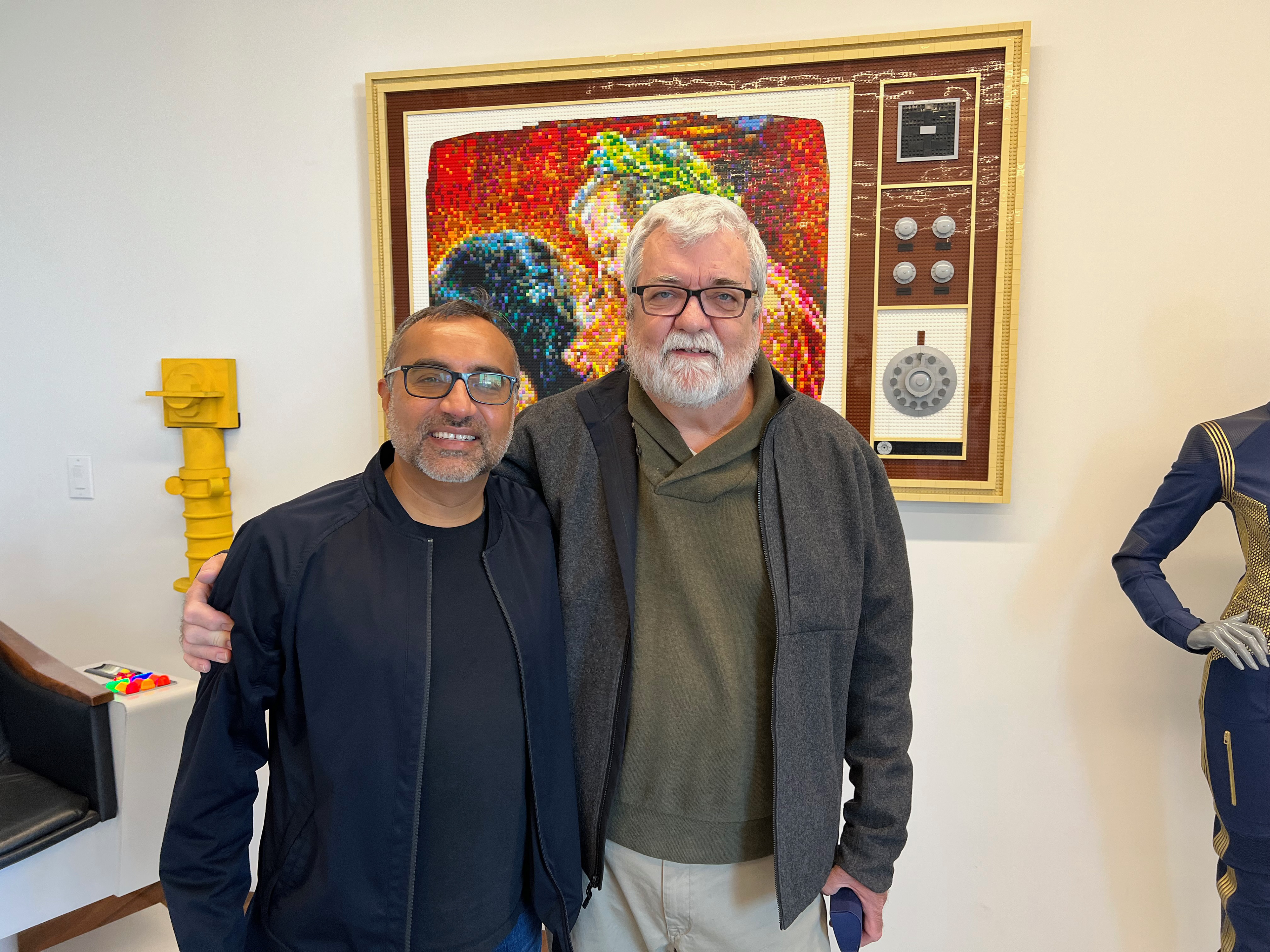 with Amit Chopra (CEO Iconic Engine) at Roddenberry Entertainment (Star Trek)