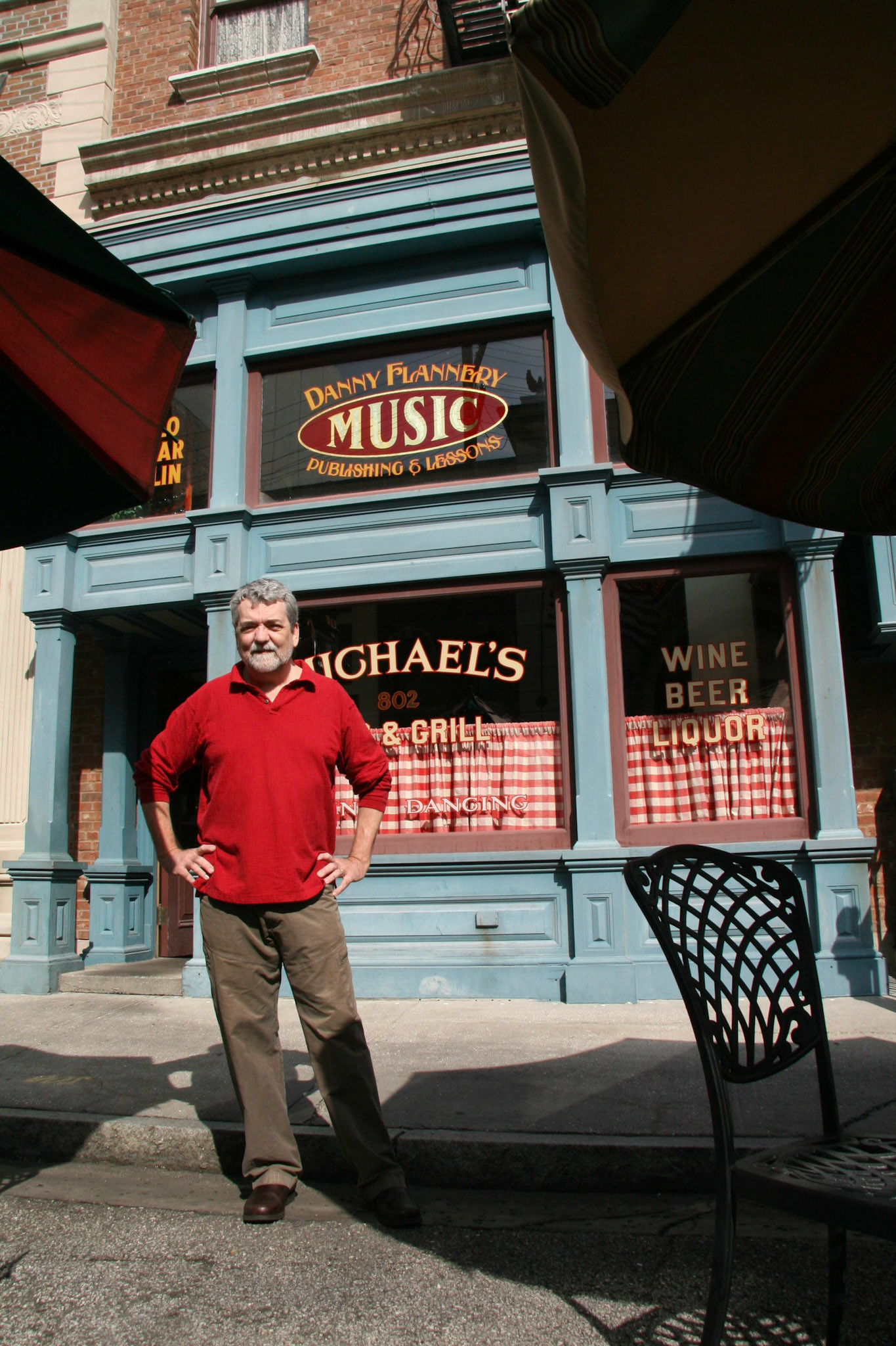 Facade at Universal Studios Orlando dedicated to Daniel's late son Danny