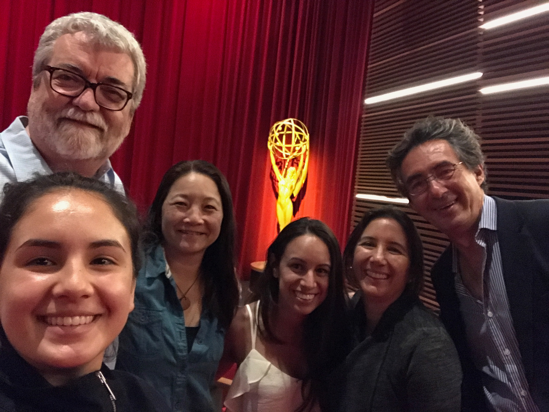at TV Academy with the Silva family