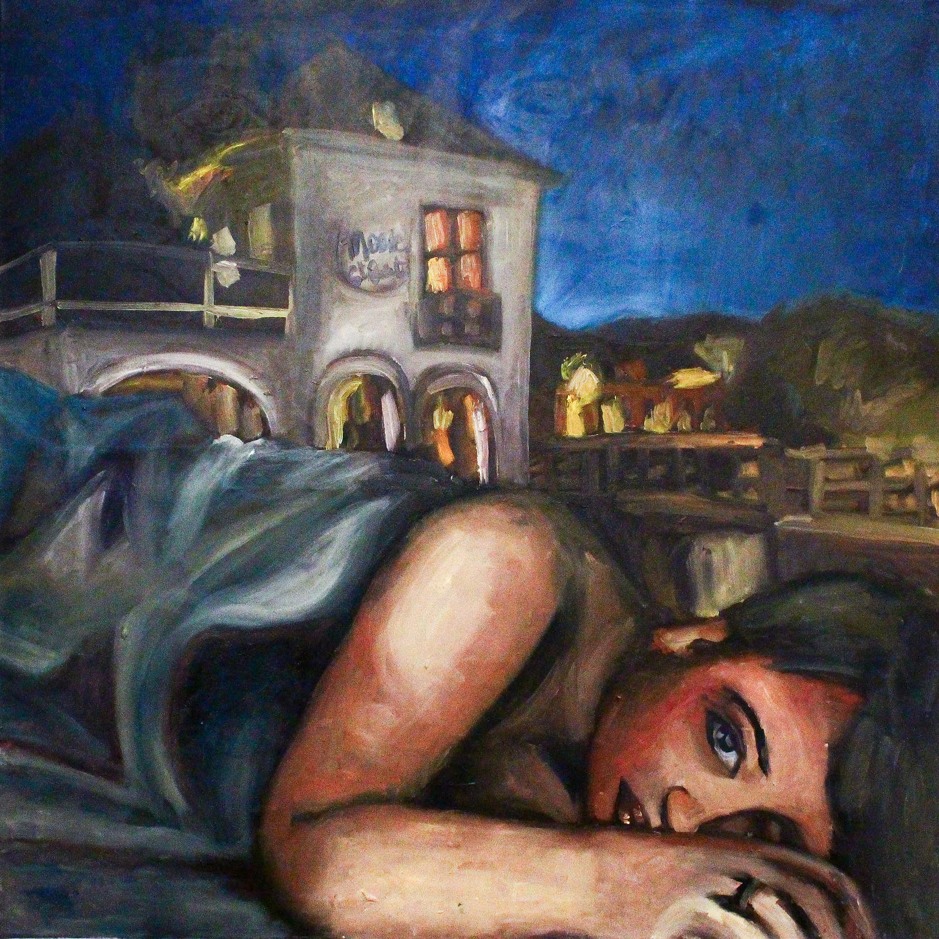 Without A Doubt, oil paint on canvas, 100 cm x 100 cm, 2025.