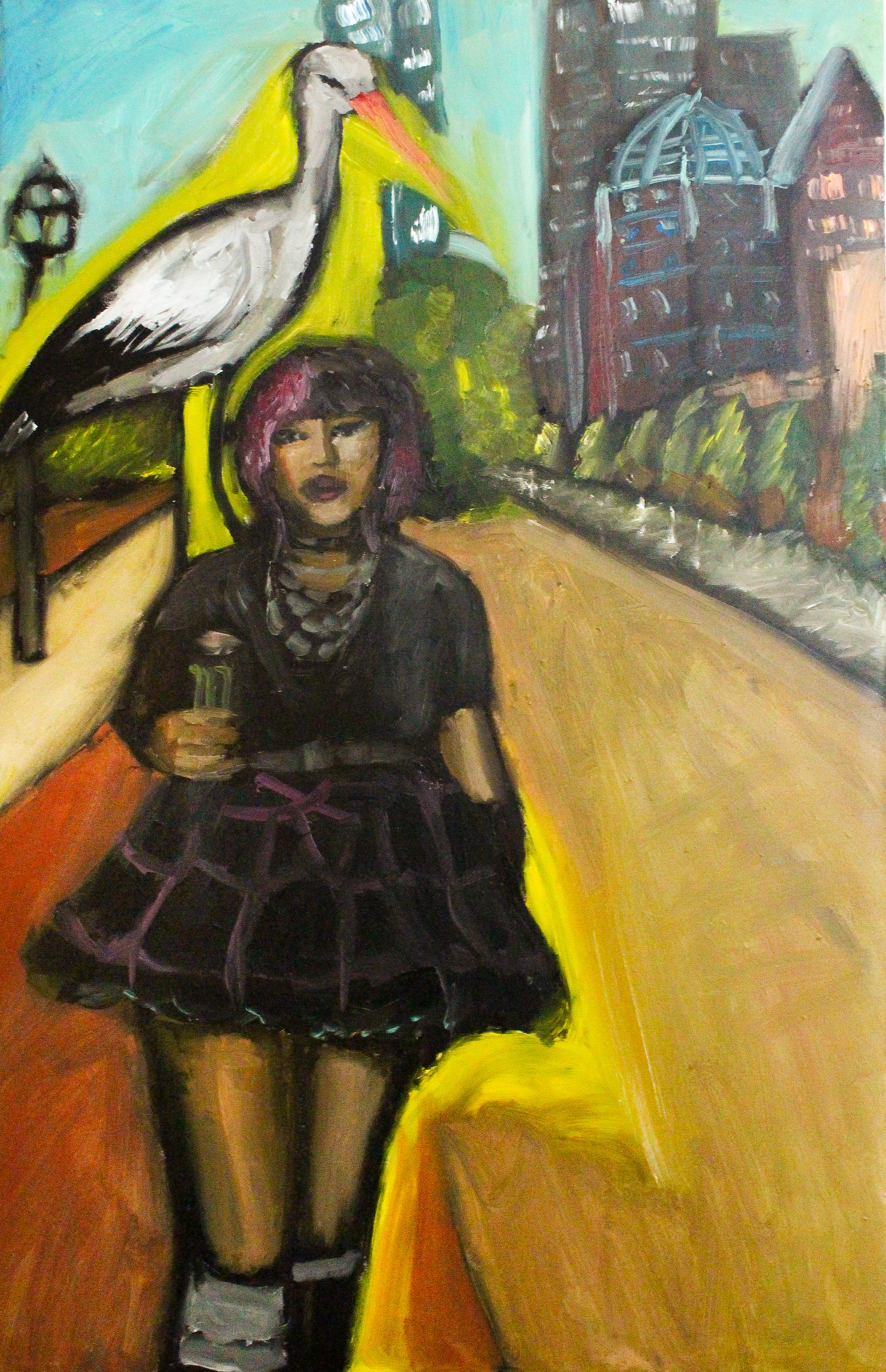 Altermative Kid In The Hague, 90 cm x 120 cm, 2025.