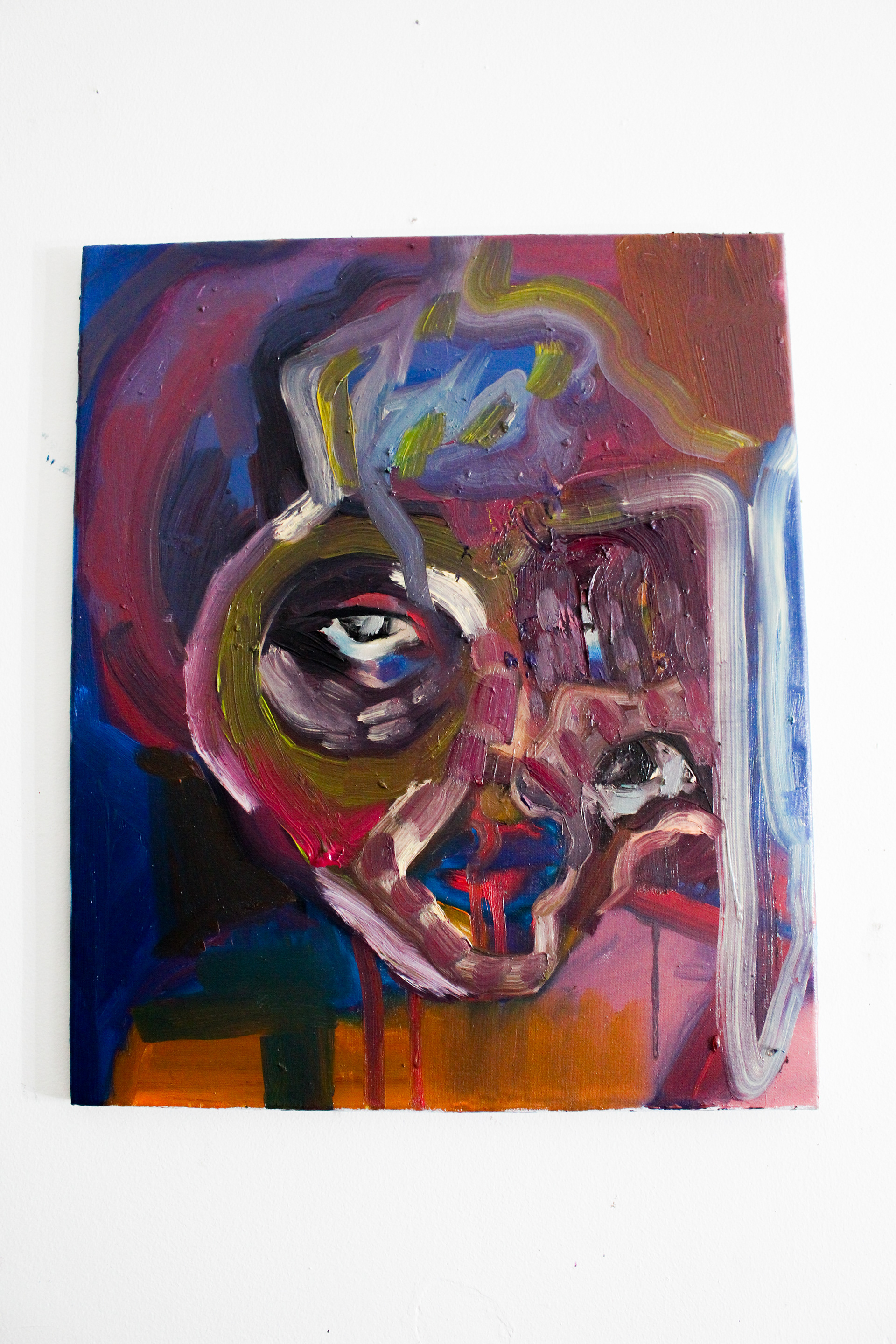 Every Place Is A Strange Place, oil paint on canvas, 50 cm x 60 cm, 2026. 