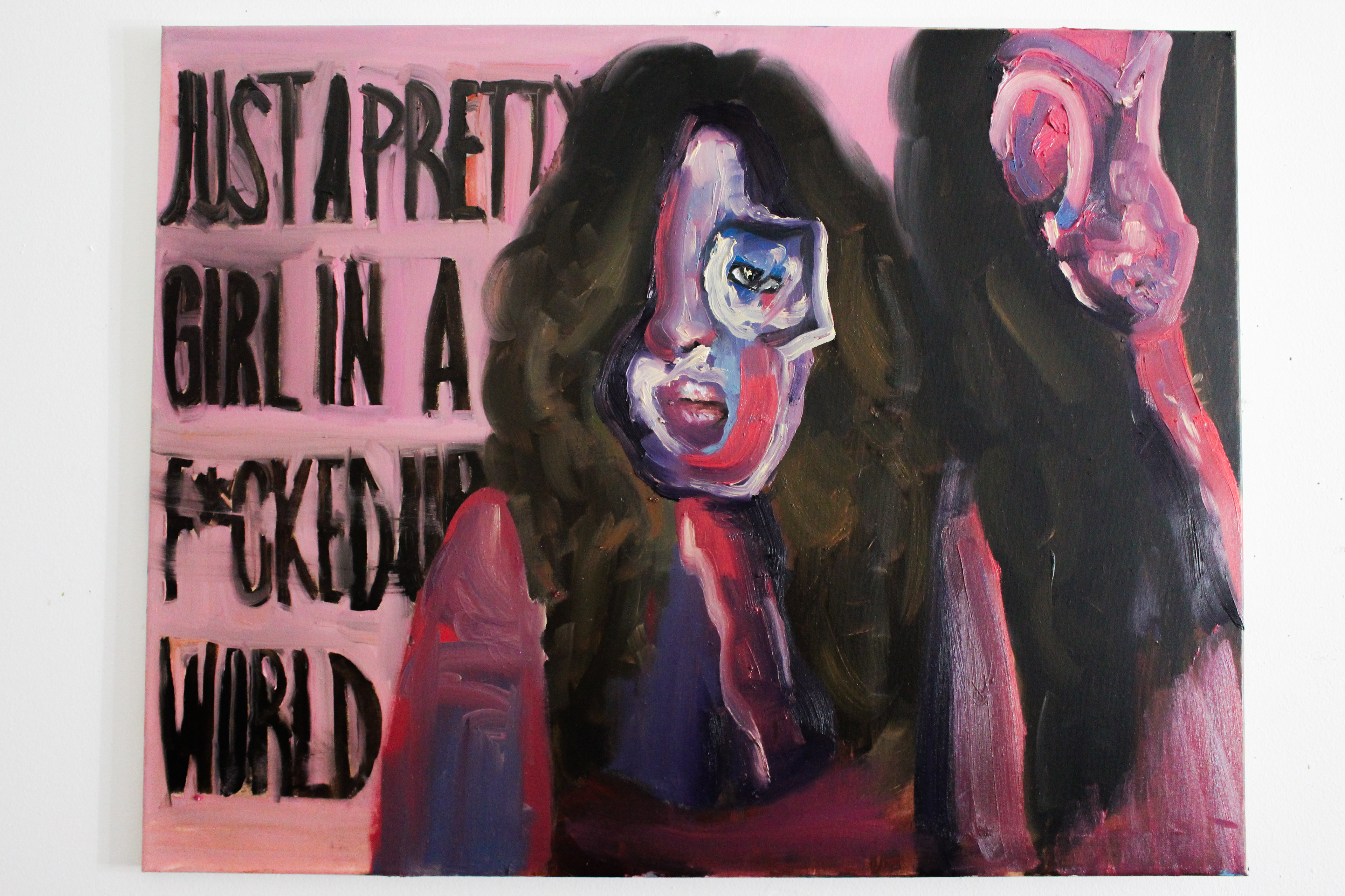 Never Cut Out For Prom Queen, oil paint on canvas, 90 cm x 70 cm, 2026.