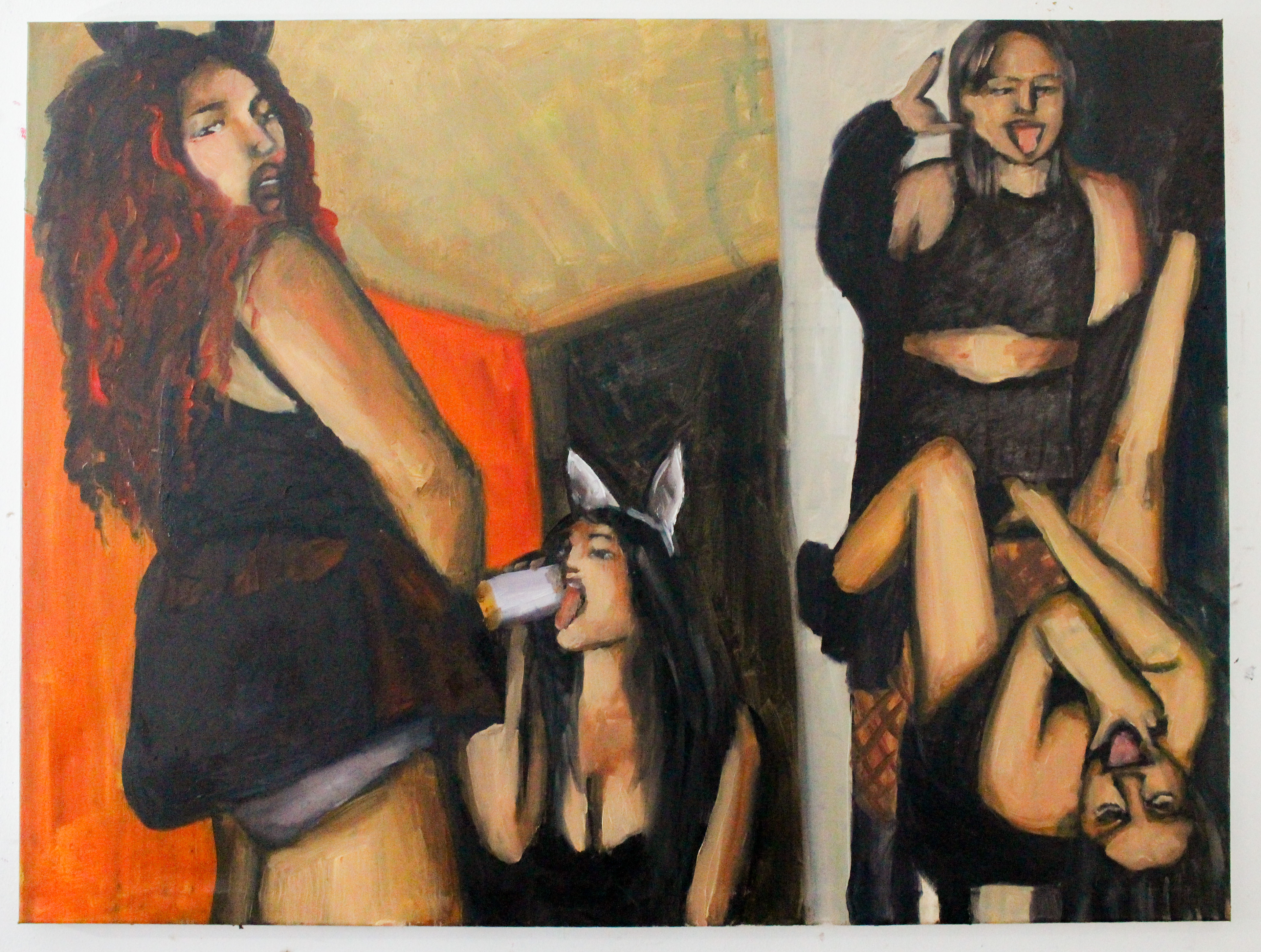 Girls Just Want To Have Fun, oil paint on canvas, 120 cm x 90 cm, 2026.