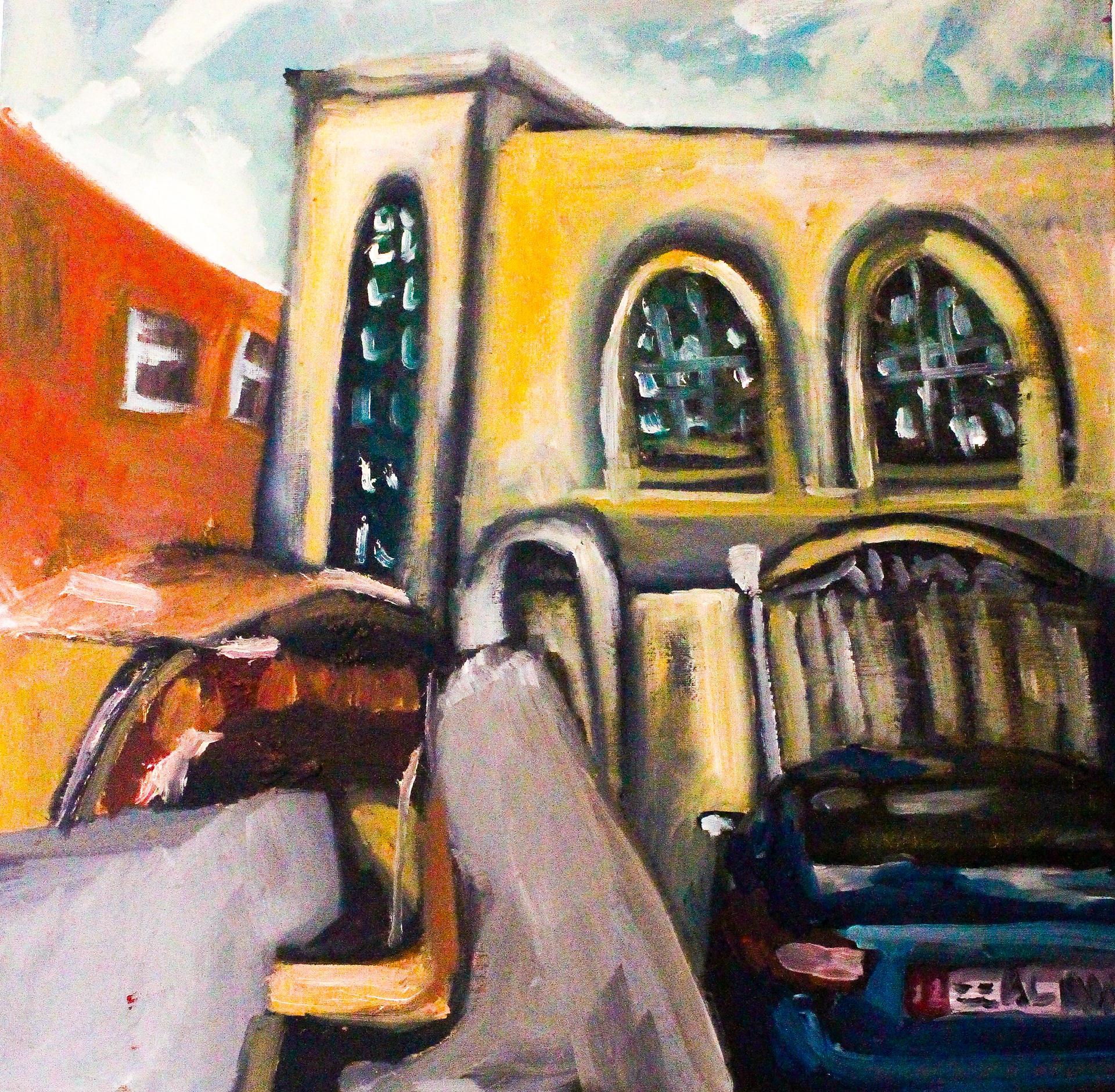 Pieces Of Home, oil paint on canvas, 50 cm x 50 cm, 2025.